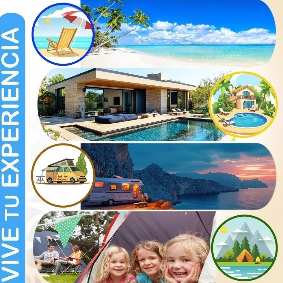 LOLAhome Sombrilla Playa 180 cm y Soporte Arena, protección UV+50, sombrilla antiviento, Varillas Flexibles Fibra Vidrio, Techo ventilación, mástil inclinable y Regulable Altura, Bolsa