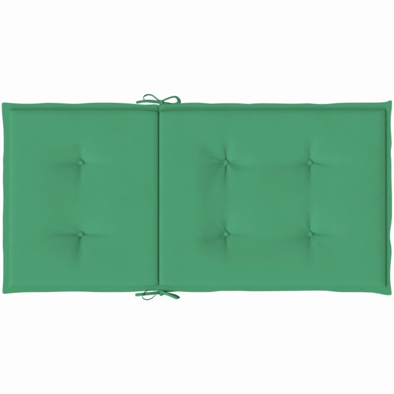 Cojines para sillas de jardín 6 Unidades Verde 100x50x3 cm, Cojines Sillas Jardin, Cojin Silla Exterior, Cojines para Sillas, Cojín De Respaldo, Cojines Exterior - 314136