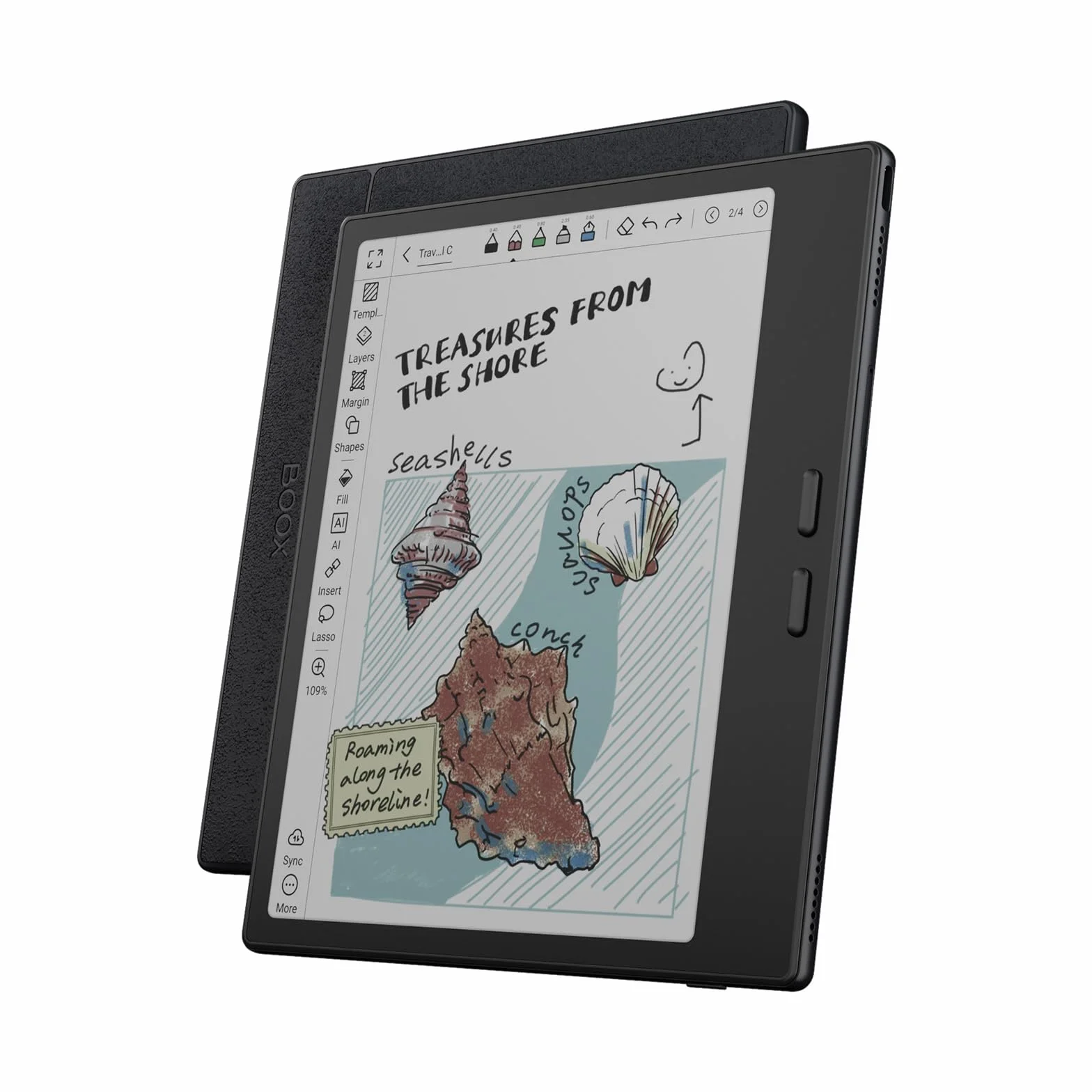 BOOX Tablet Go Color 7 (Gen 2) 7" 64 GB Android 13 E-Ink ePaper WiFi BT