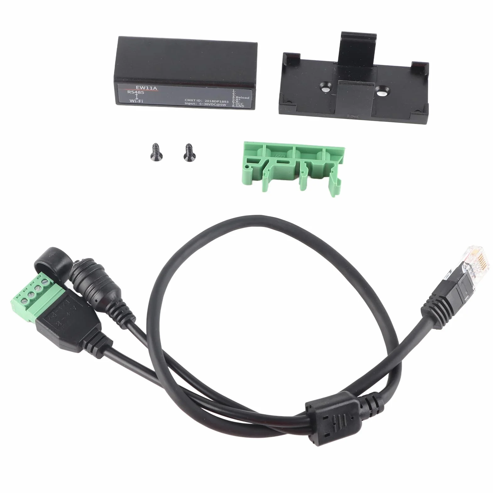 Módulo WiFi HF7221 802.11b/g/n Interfaz RJ45 Antena Integrada -40°C a 85°C IoT