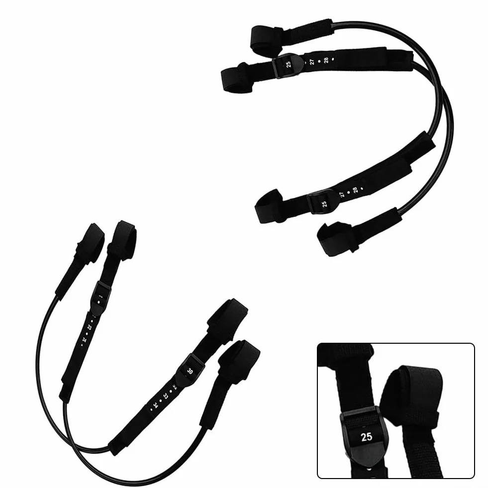 Arnés de windsurf antideslizante ajustable Zoegneer, 2 unidades, negro