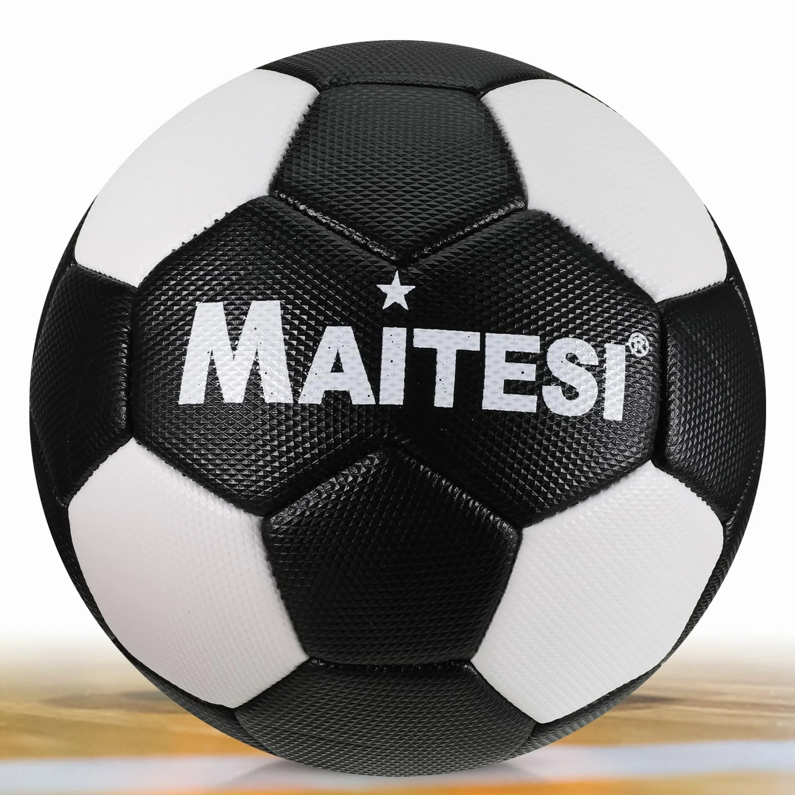 Balón de balonmano Poliuretano 25 cm Negro 1 unidad