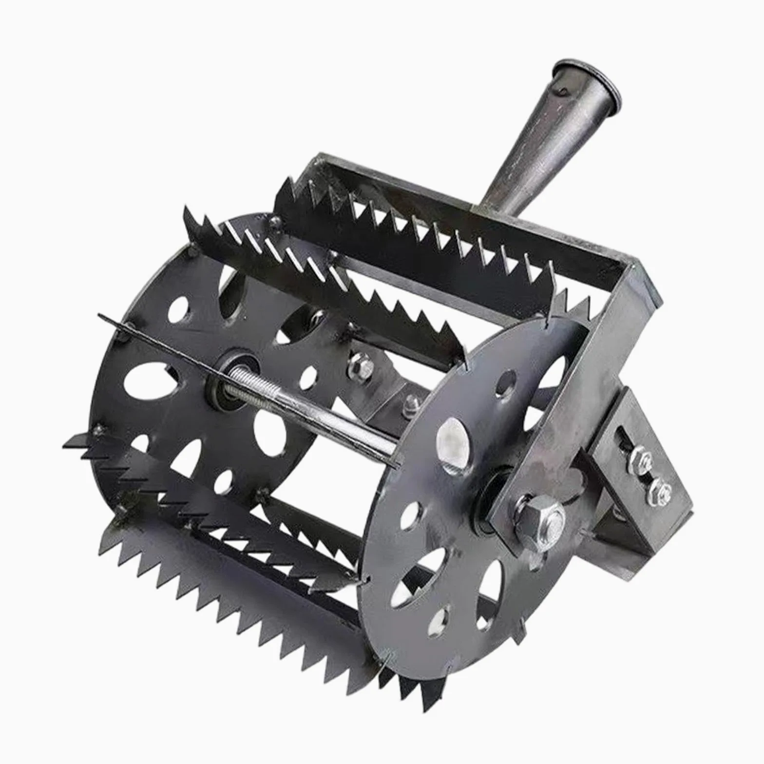 Desmalezadora Rotativa, Aireador de Césped, Cultivador Manual de Mano Resistente para Eliminar Malezas, Cultivador Manual de Empuje para Jardín, Patio