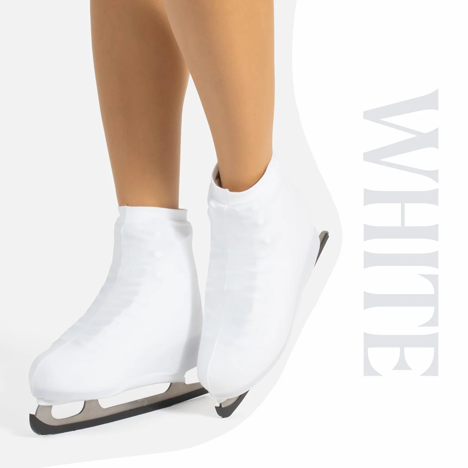 Cubrepatin para Niña y Mujer, Funda Patin Skate, 70 DEN, Natural, Negro, Caramelo