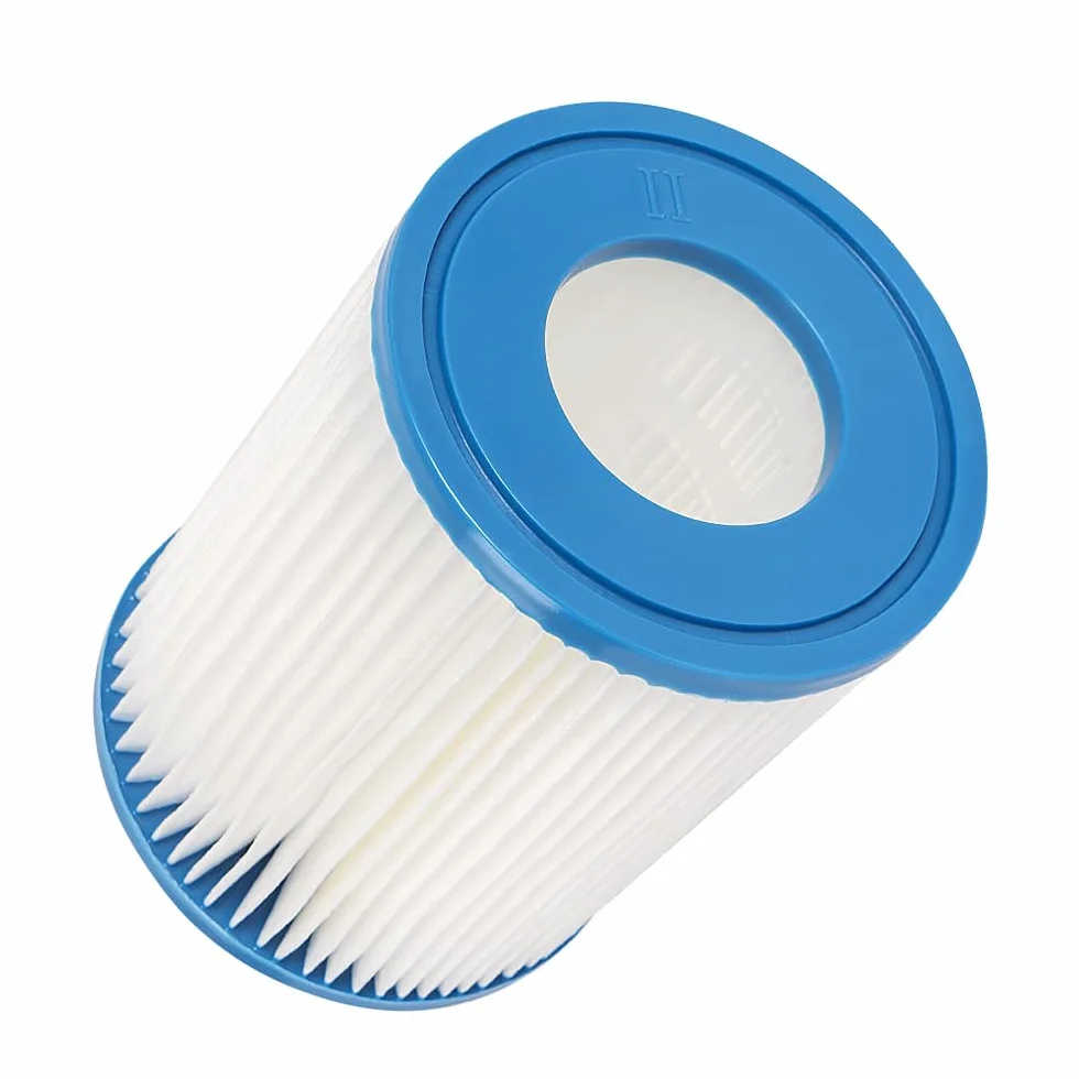 2 filtros de piscina compatibles con BestWay Cartridge II,Para BestWay 58094 tamaño II,Filtro de Piscina de 4.1 "x 5.3"