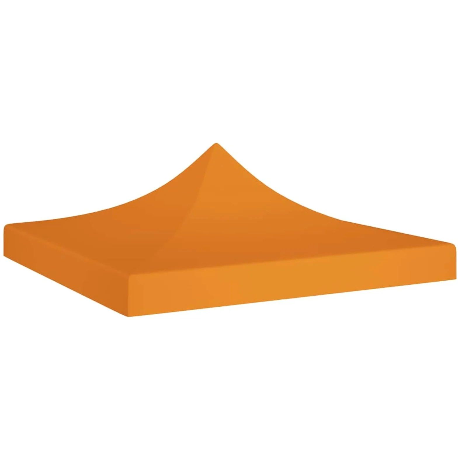 Homgoday Tienda de campaña para fiestas, techo de 2 x 2 m, naranja, 270 g/m², resistente al agua, toldo para jardín, fiesta, camping, evento, tienda de campaña de boda