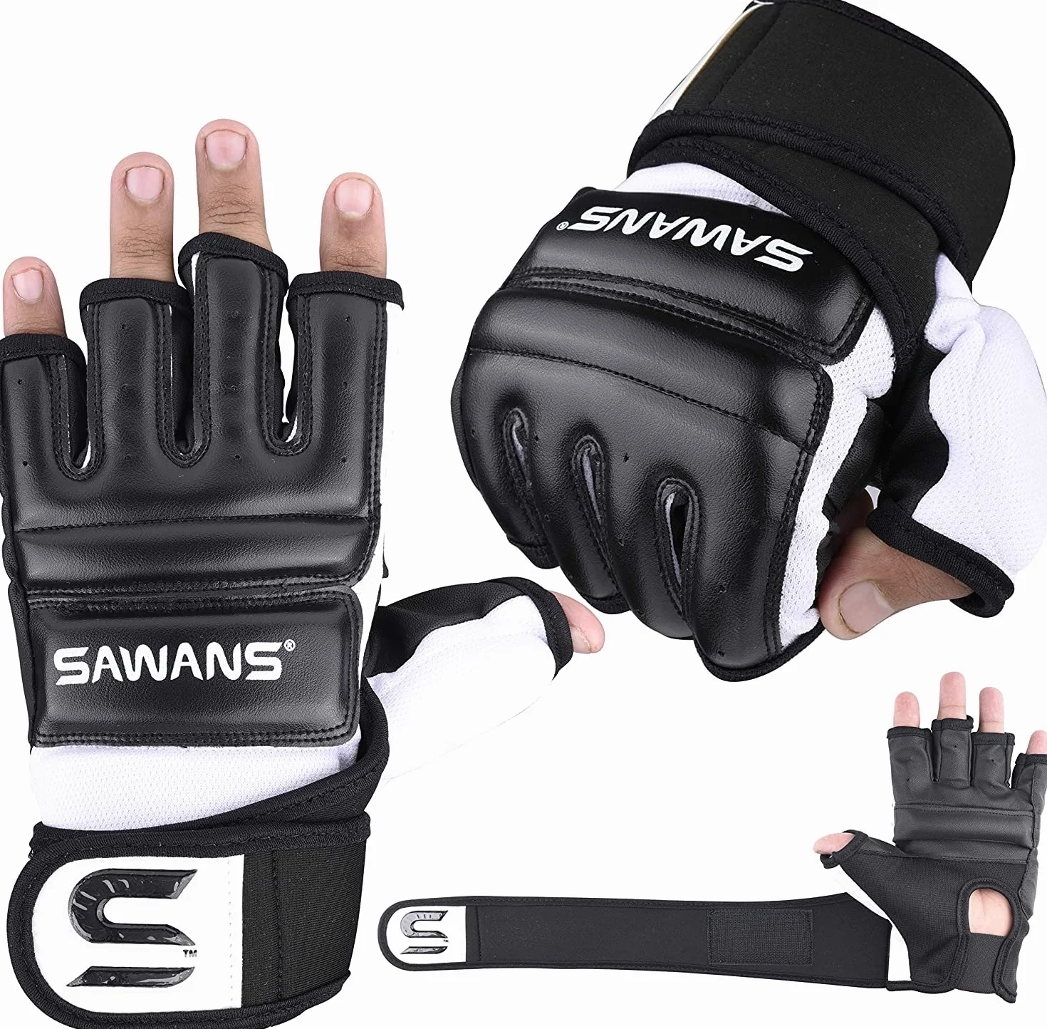 Guantes de boxeo SAWANS para artes marciales mixtas y muay thai