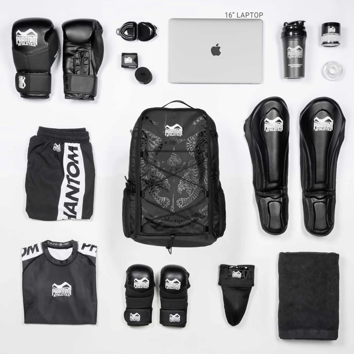 Phantom Athletics Mochila de artes marciales MMA Training negra para hombre