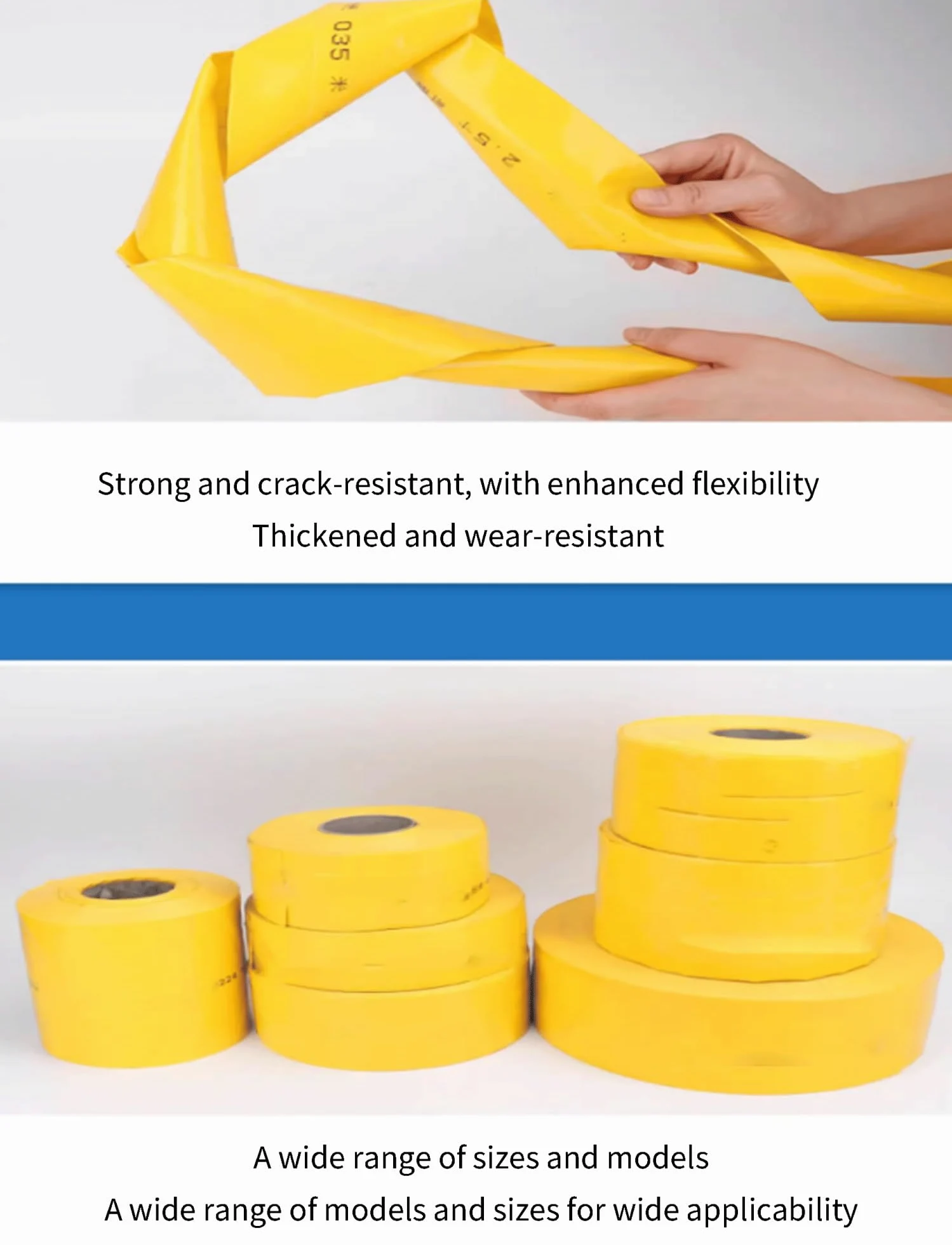 Manguera plana for estanque de descarga de agua, manguera de descarga plana de PVC, diámetros múltiples de 1,5 a 6 pulgadas, longitudes de 5 a 50 m (3 pulgadas, 5 metros)(2in,50meter)