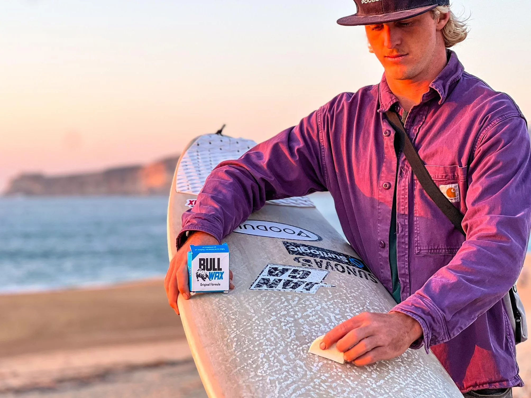 Cool Azul Cera de Surf Profesional 90g Alta Adherencia 14–23°C