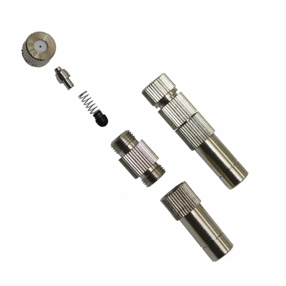 Adaptador de Conector de Manguera, 50 Piezas, 8 Mm, Antigoteo con Filtro, Bloqueo Deslizante, Conexión Rápida,Re de Baja Presión, 0,2-0,6 Mm, Boquillas Antiniebla, Aspersores de Riego Gareden/0,3 Mm