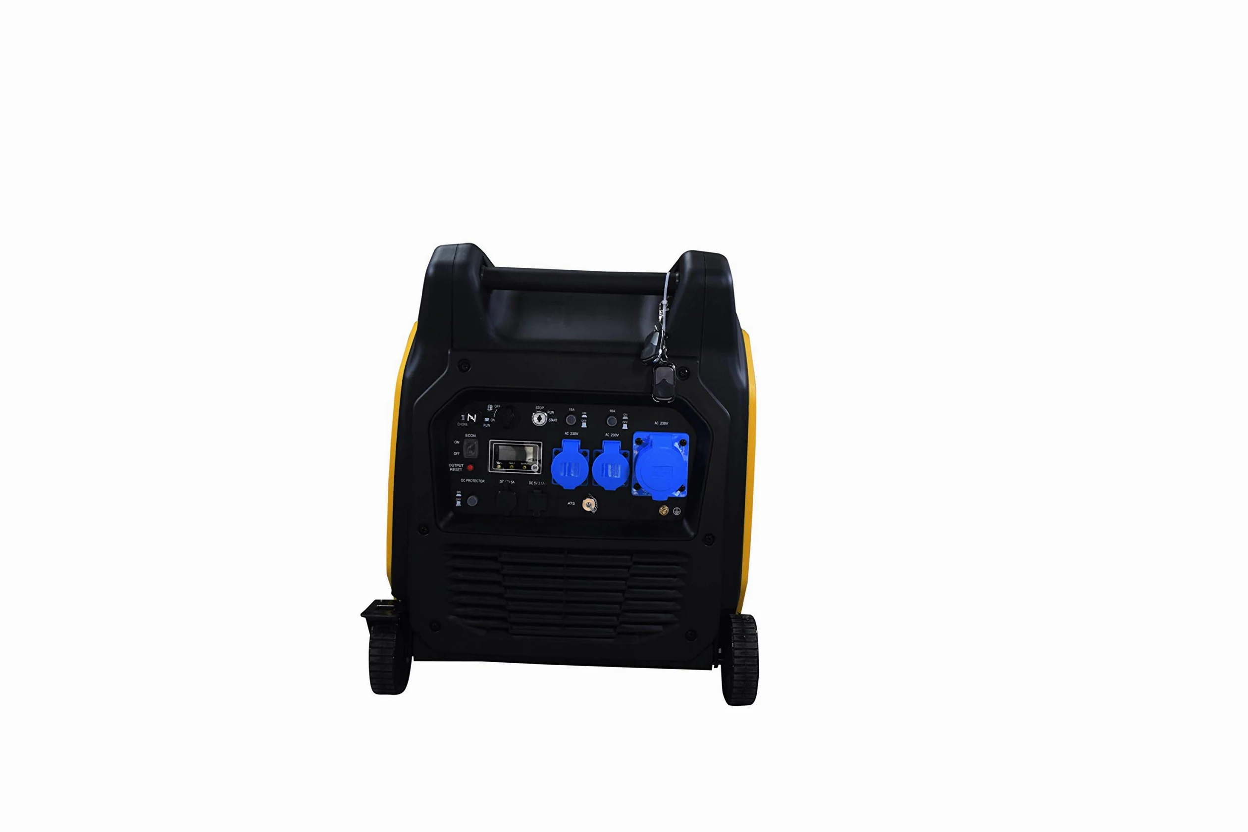 ITCPower Generador Inverter Gasolina 6500W Silencioso Profesional 230V - Generador Eléctrico con Arranque Eléctrico Compatible ATS para Emergencias - Generador Potente Seguro Electrónica
