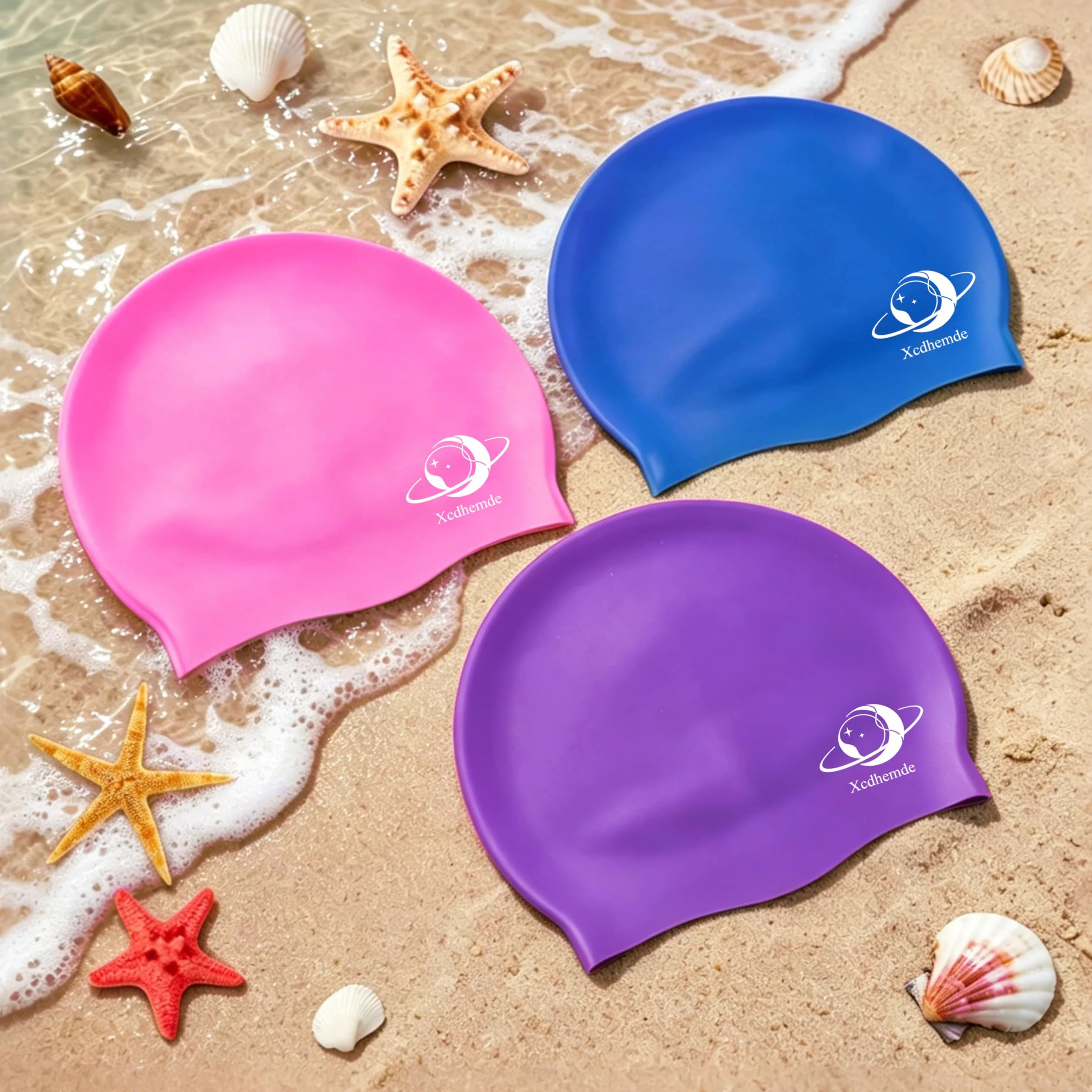 Gorro de Natación Infantil de Silicona para Piscina Niños y Niñas