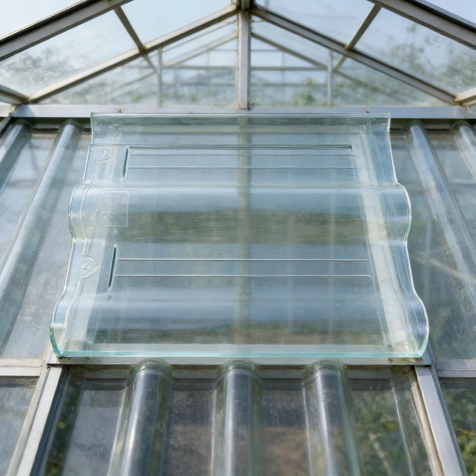 Gatuida Lámina de Techo Corrugada Transparente 300x400mm 4mm Plástico para Invernadero Paneles de Techo de Patio Protección Solar Luz Natural para Jardinería y Estructuras de Granja