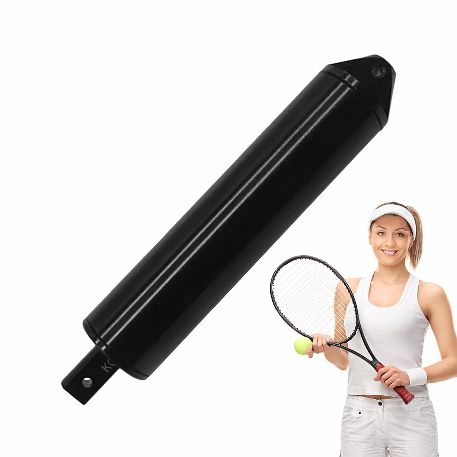 Calibrador de tensión de cuerdas para raquetas de bádminton, tenis y squash