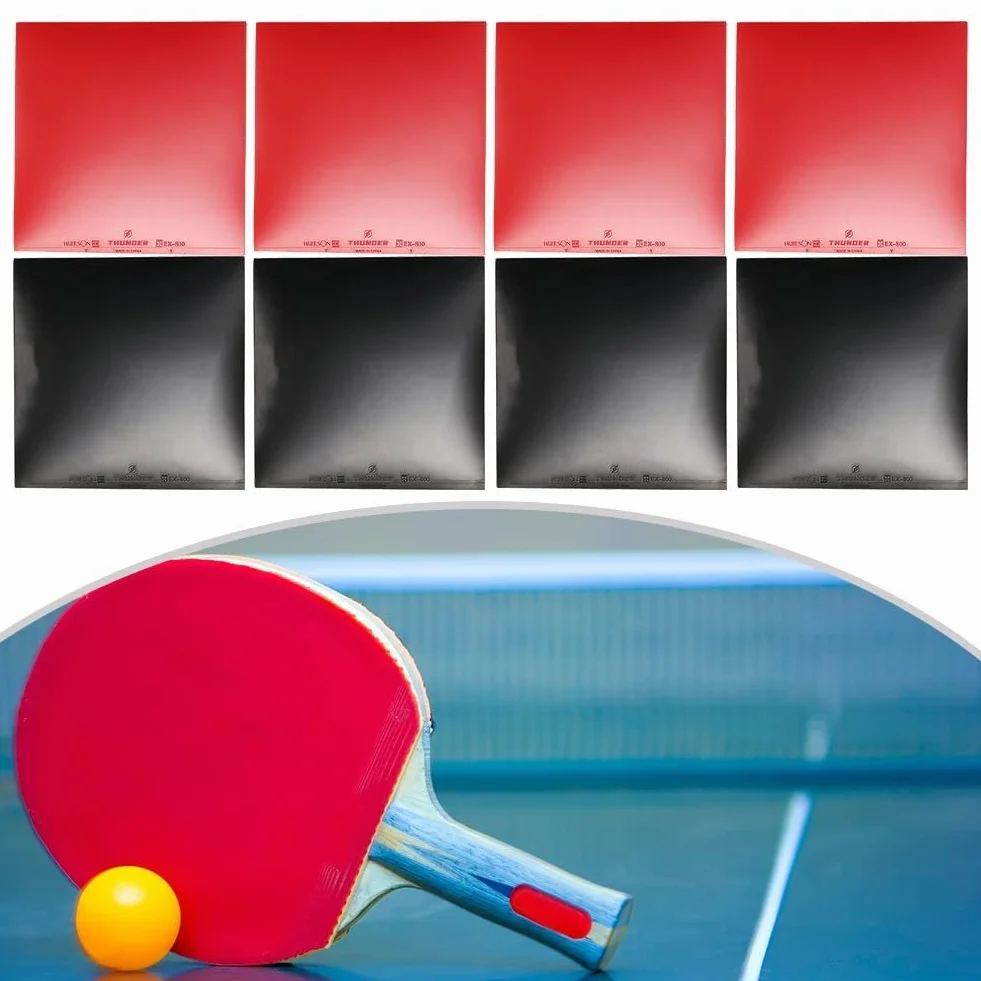Goma de tenis de mesa paquete de 8 para ataques rápidos con giro excepcional