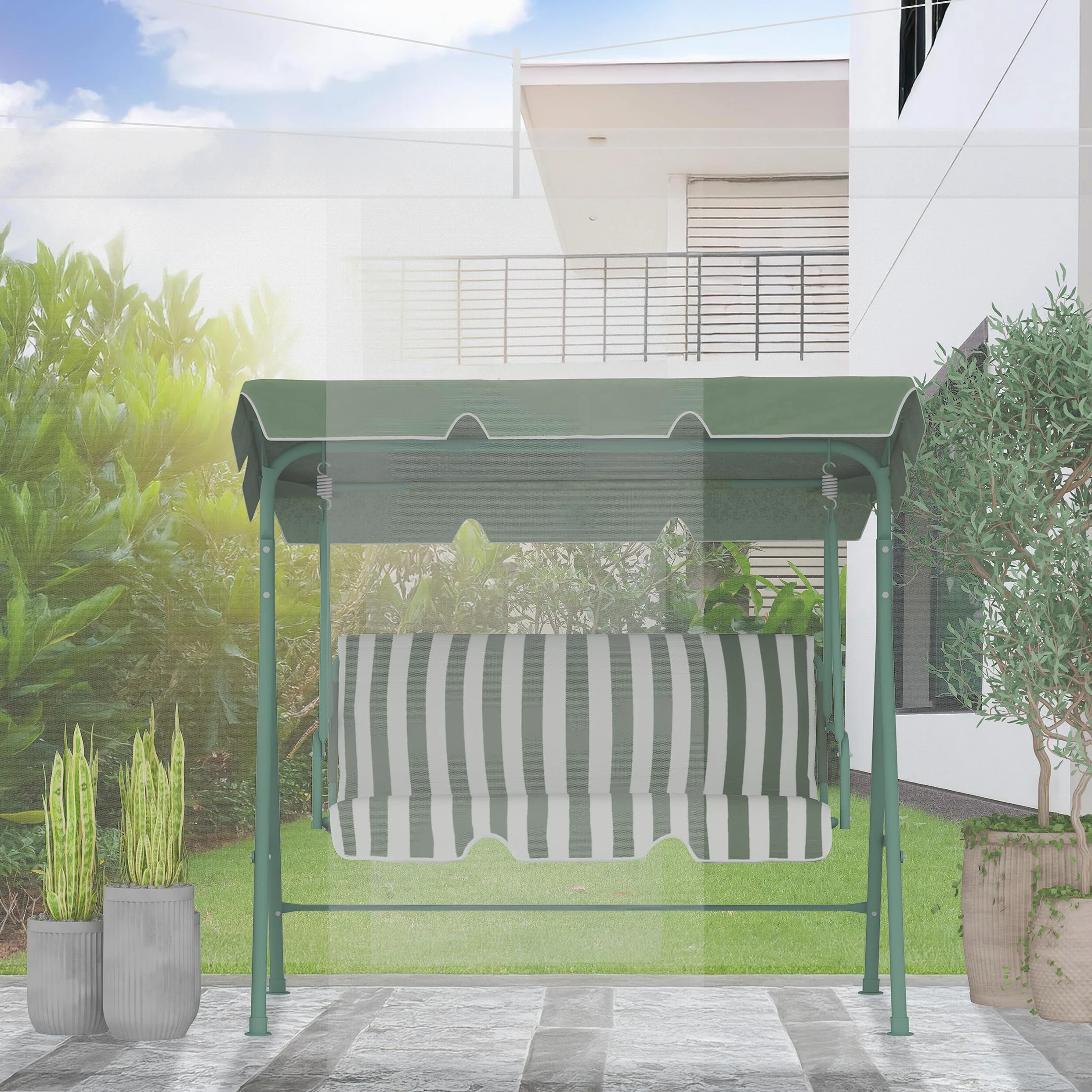 Relaxdays Mosquitera Patio 250x300x500cm Malla Antimosquitos Poliéster Blanco