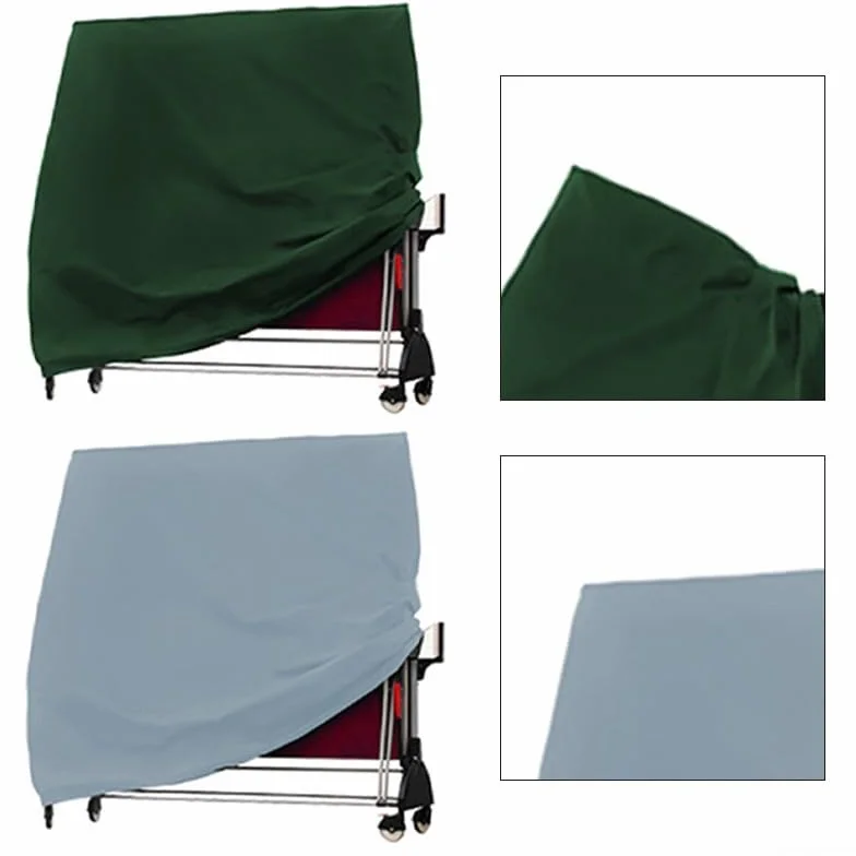 Funda de mesa de pingpong impermeable Oxford 165x70x185 cm verde
