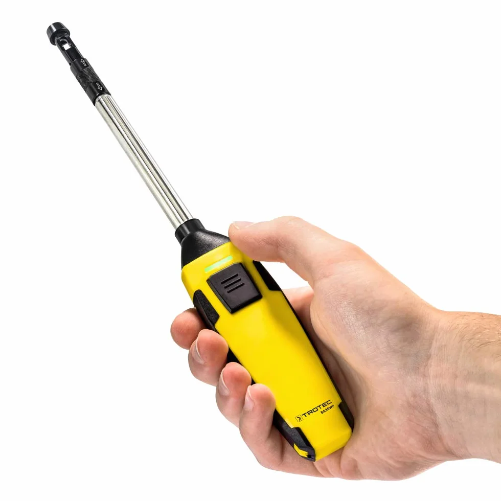 TROTEC Anemómetro de hilo caliente BA30WP con dispositivo para smartphone