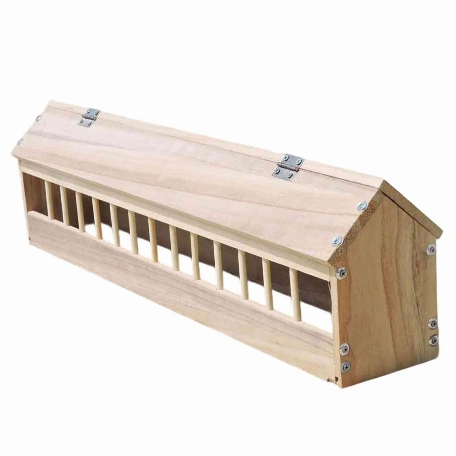 Comedero para Palomas, Comedero para Aves de Corral, Comedero para Pájaros, Comedero para Codornices Domésticas Y Aves de Jardín, 80cm