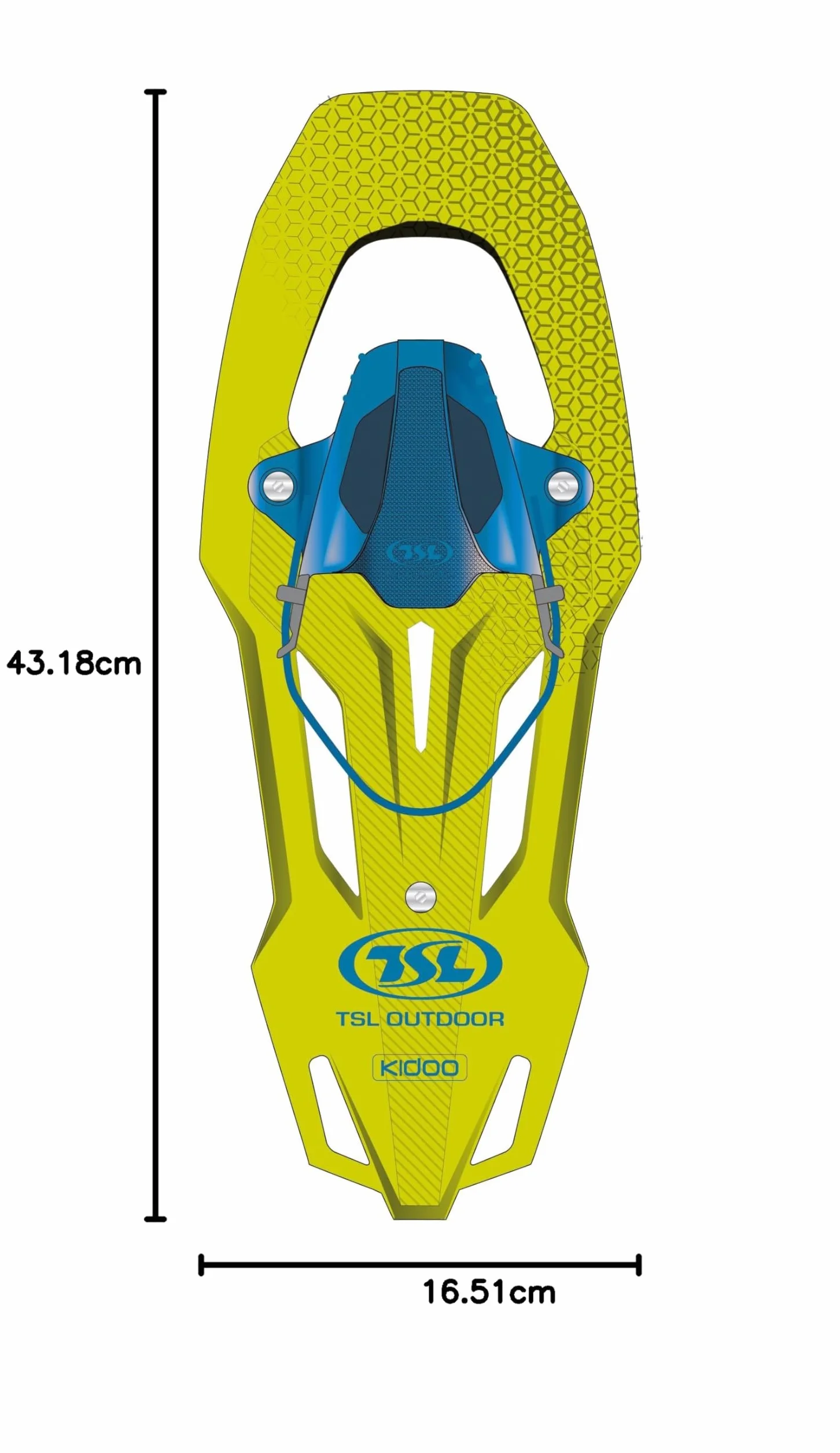 TSL Kidoo Raquetas de Nieve Infantiles Talla S Verde