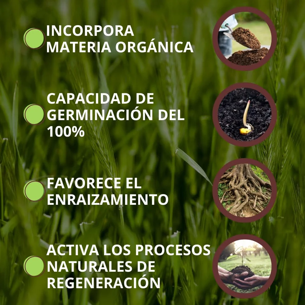 VITHAL Recebo 50 L - Enmienda Orgánica Para Incorporar Materia Orgánica, Mejorar El Drenaje Y Promover El Desarrollo De Flora Microbiológica Beneficiosa
