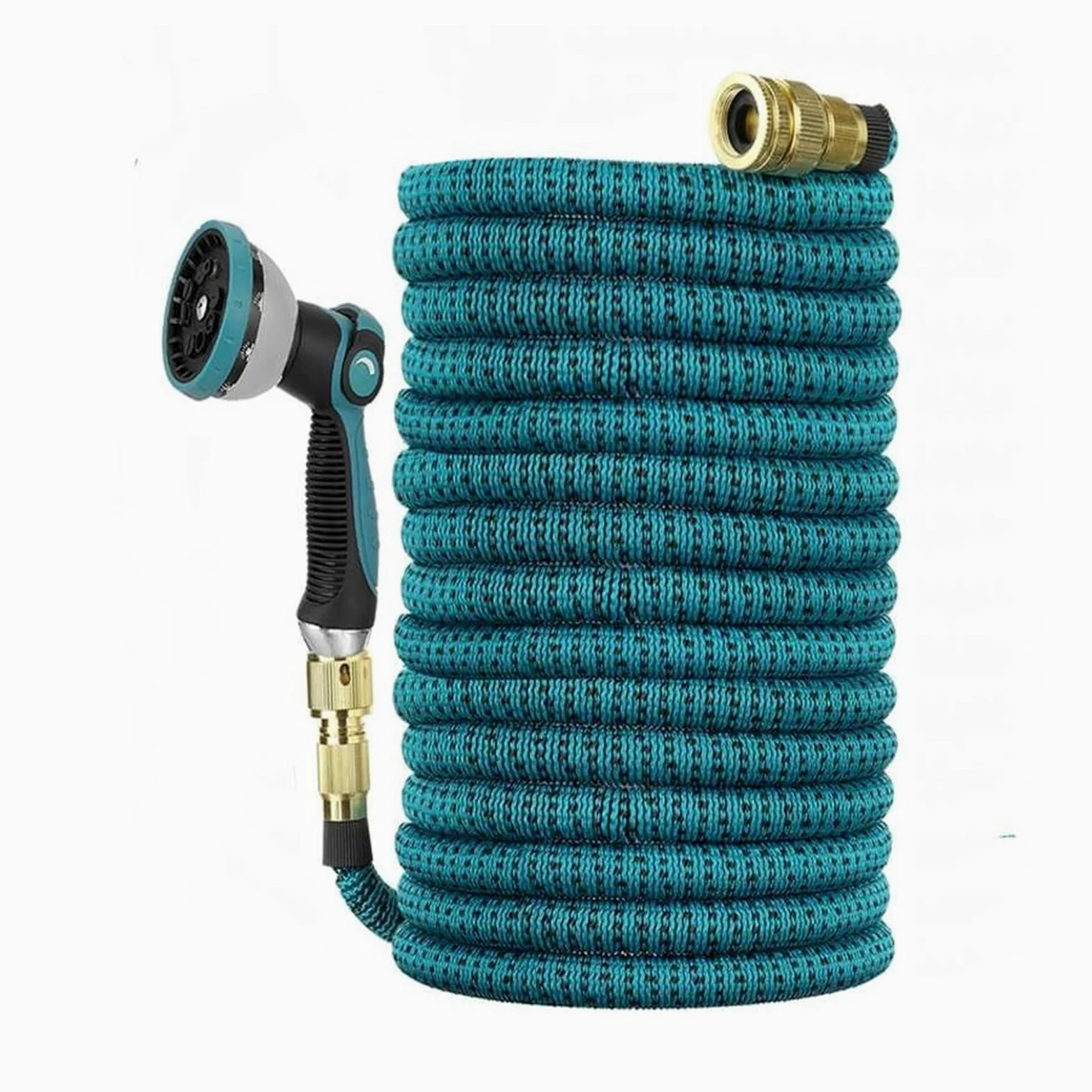 Manguera de agua flexible y extensible for riego de jardines, manguera de lavado de autos, 25/50/75/100 pies.(25ft 7.5m)