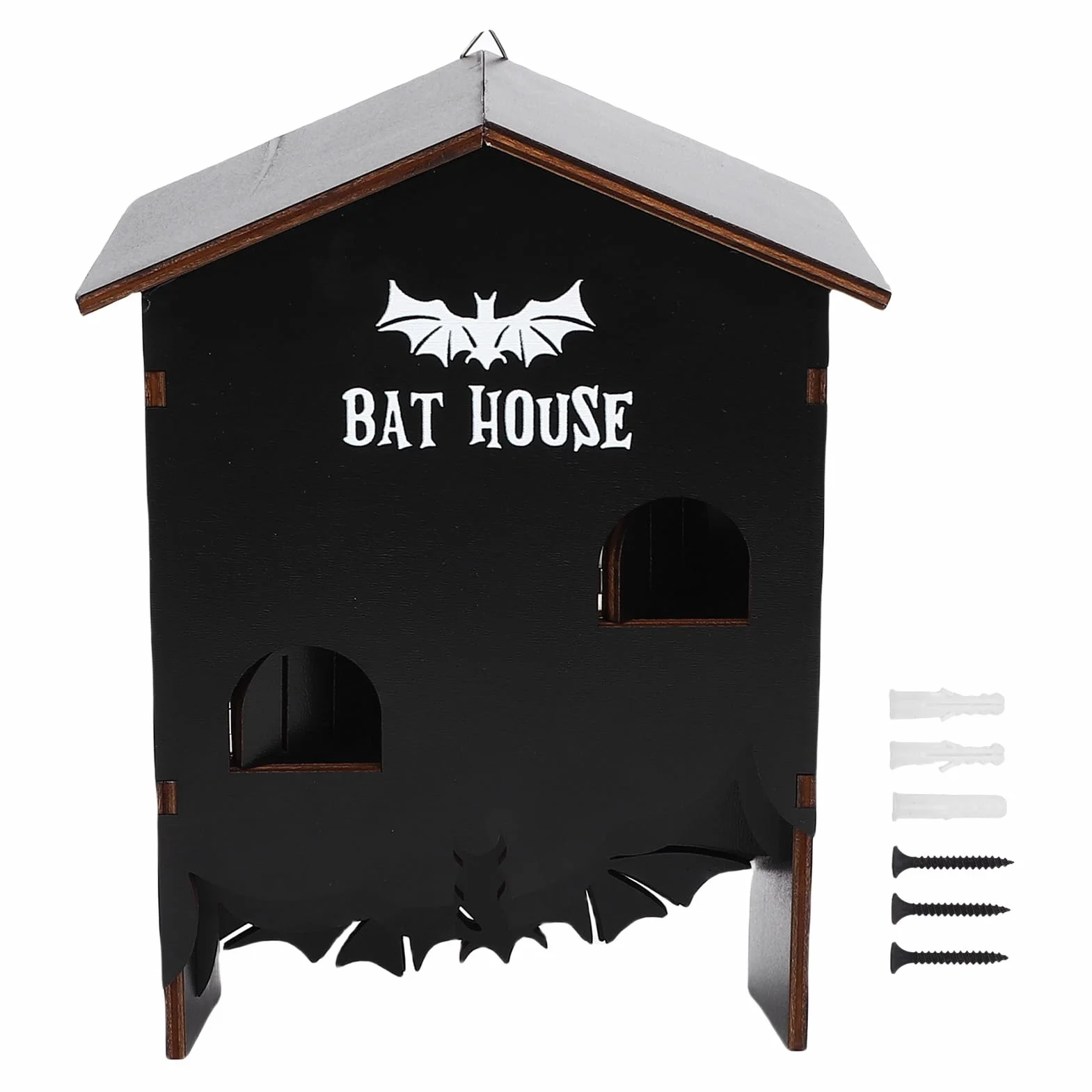 Caja de Refugio para Murciélagos de Madera para Exteriores, Casa Grande para Murciélagos de 3 Cámaras para Jardín, Patio, Patio Trasero, Caja para de Primera Calidad a Prueba de Intemperie