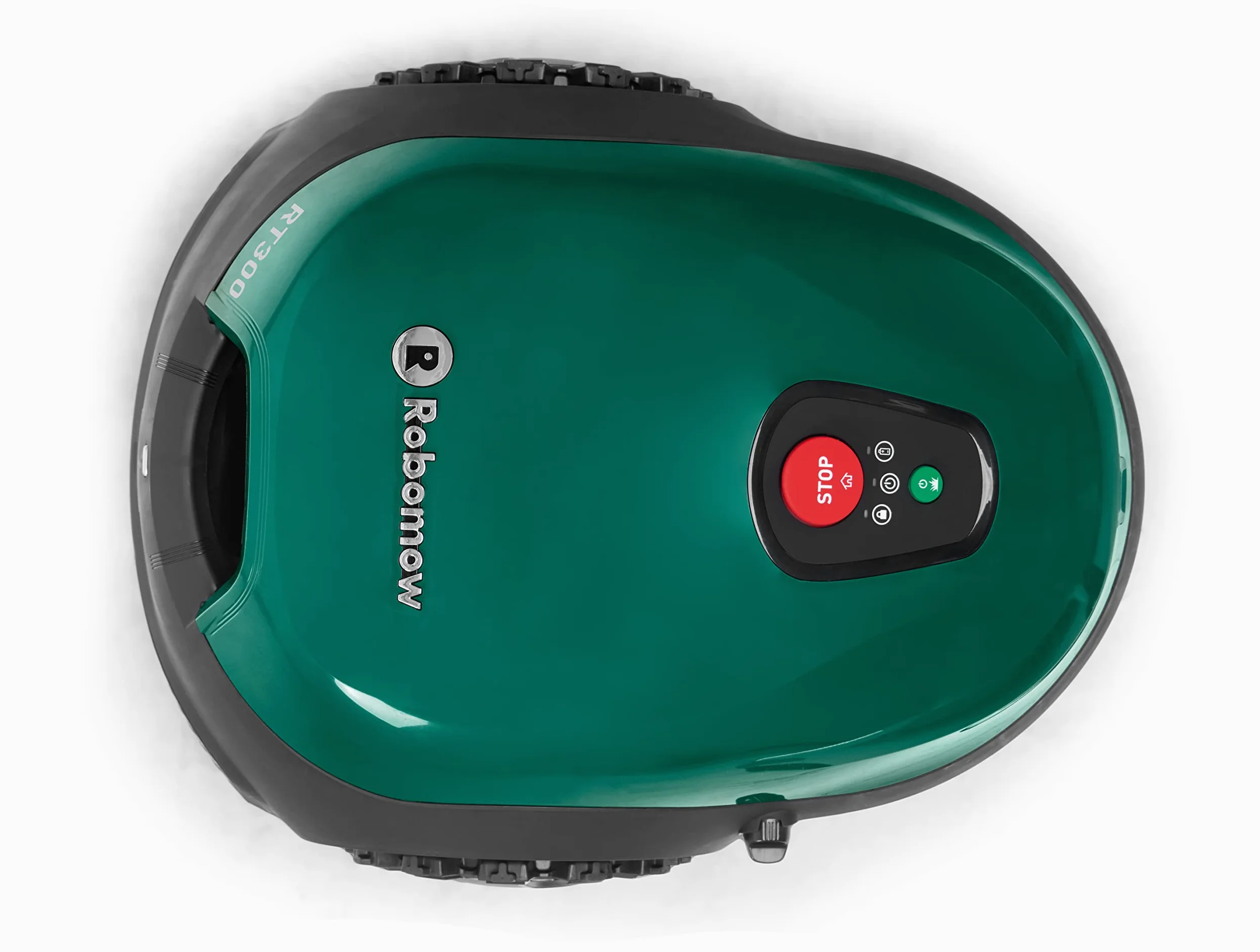 Robomow Robot cortacésped RT300 para Superficies de hasta 300 m² | 4,3 Ah; Ancho de Corte de 18 cm; fácil instalación, autolimpiable e Incluye Cubierta de Corte Flotante, Limpiador de mantillo