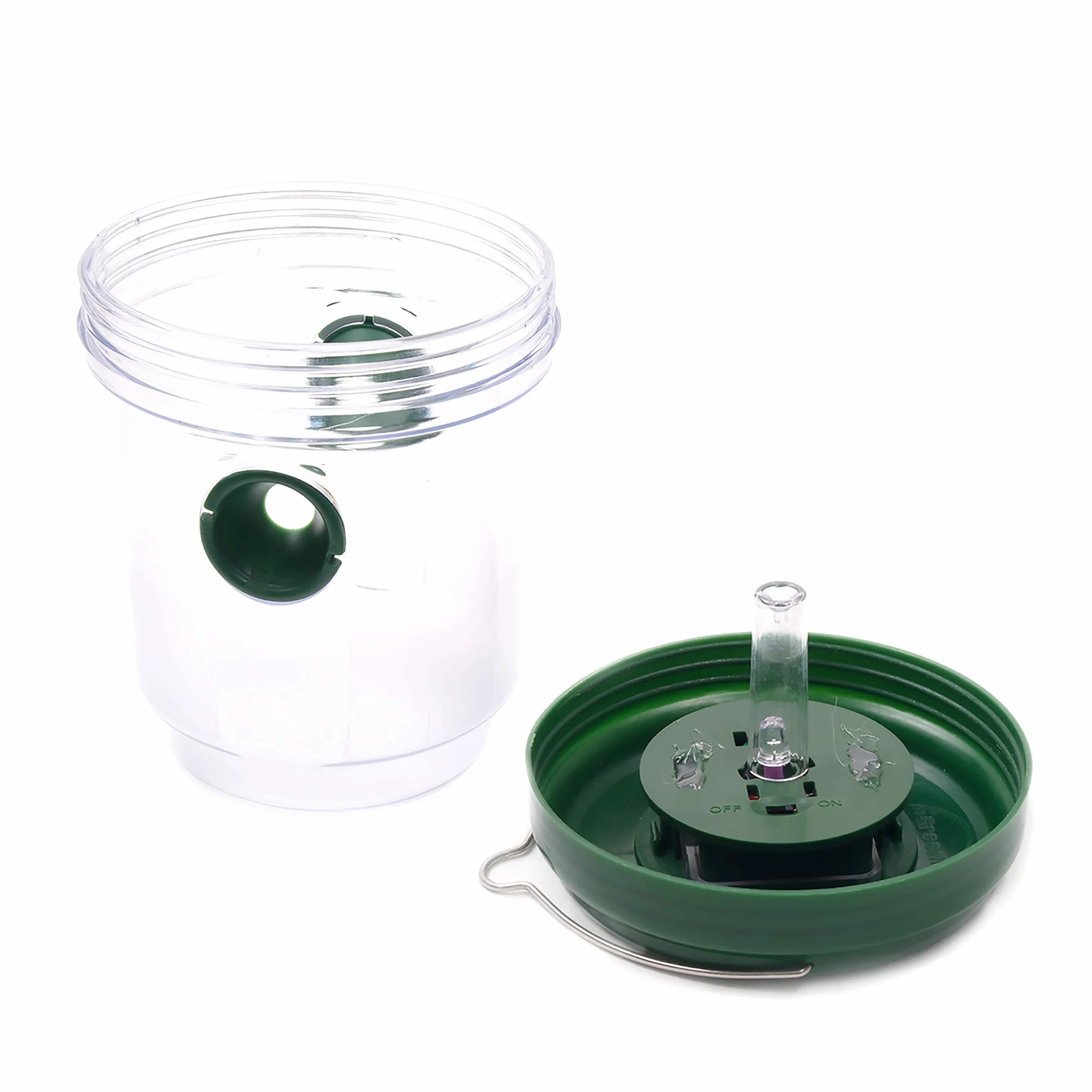 Gardigo® 2en1 Trampa Avispas Exterior y Antimosquitos Juego de 4 | con Luz LED | Atrapa Insectos | Anti Mosquitos | Trampas para Avispas | para Exterior