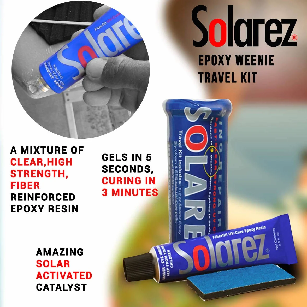 Solarez Mini Kit de viaje epoxi
