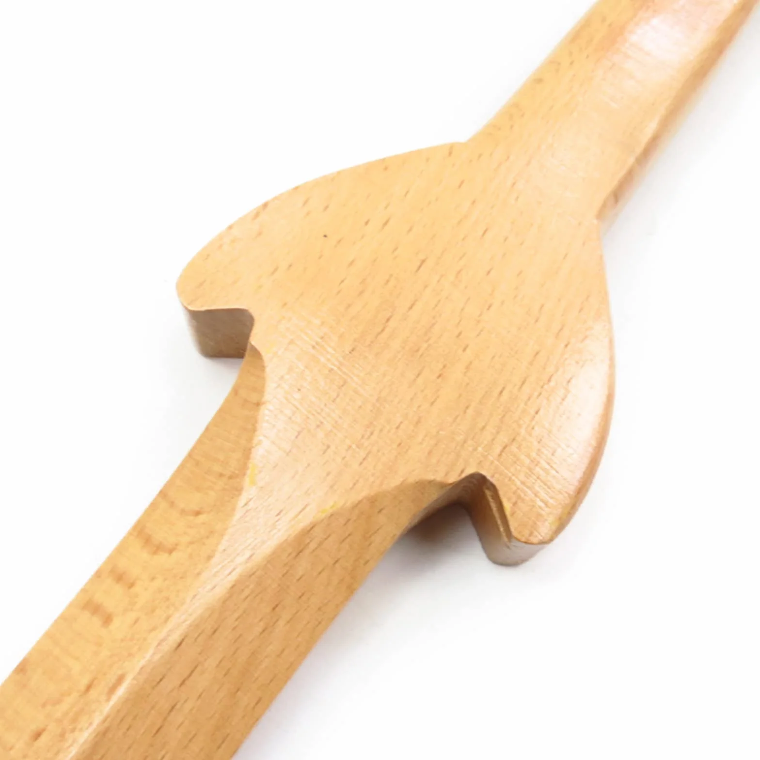 Espada Recta de Tai Chi de Madera de Haya Natural 100 cm, Bokken Artesanal para Entrenamiento de Artes Marciales