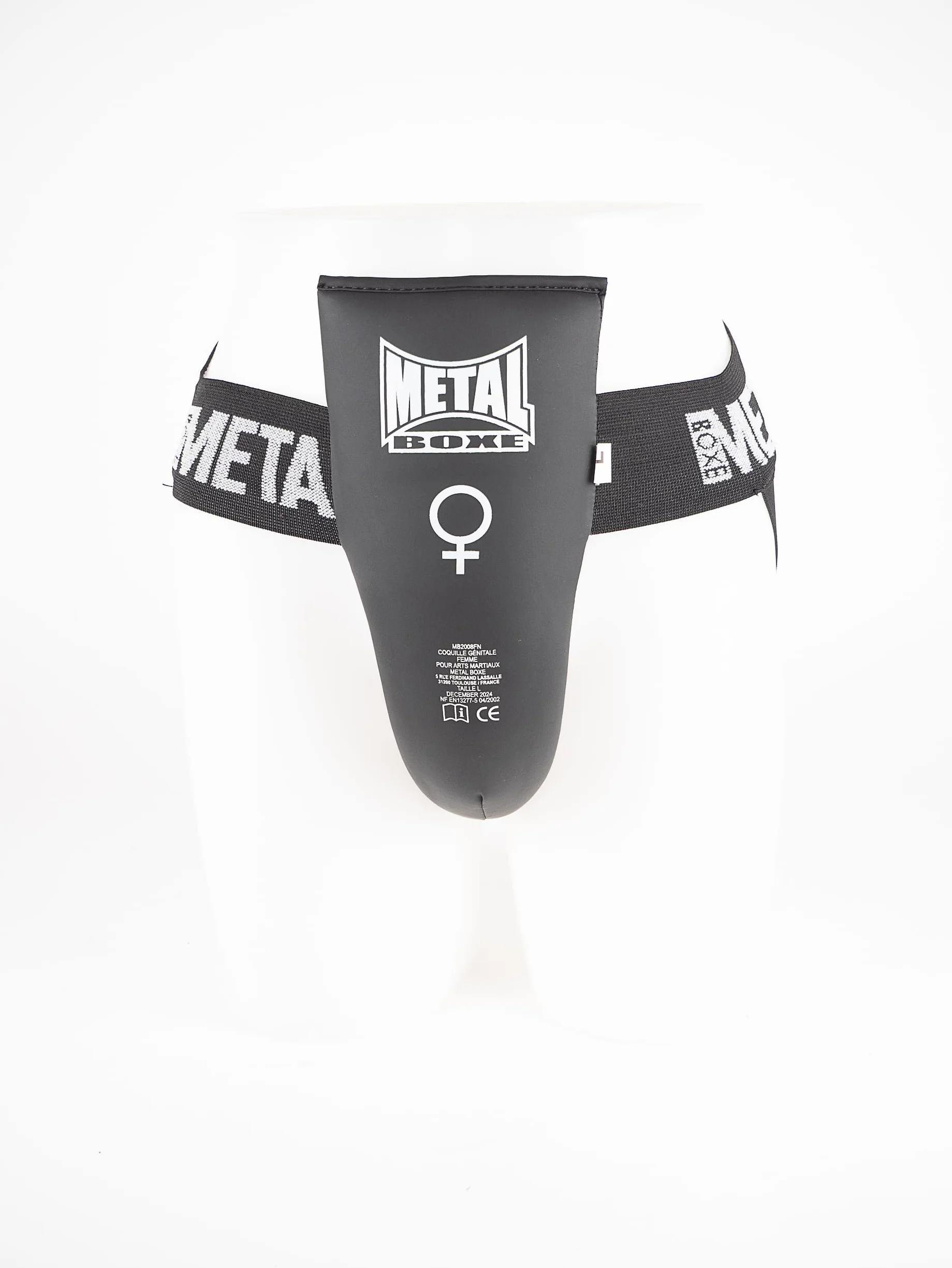 Metal Boxe Concha Mujer semiprofesional Negra