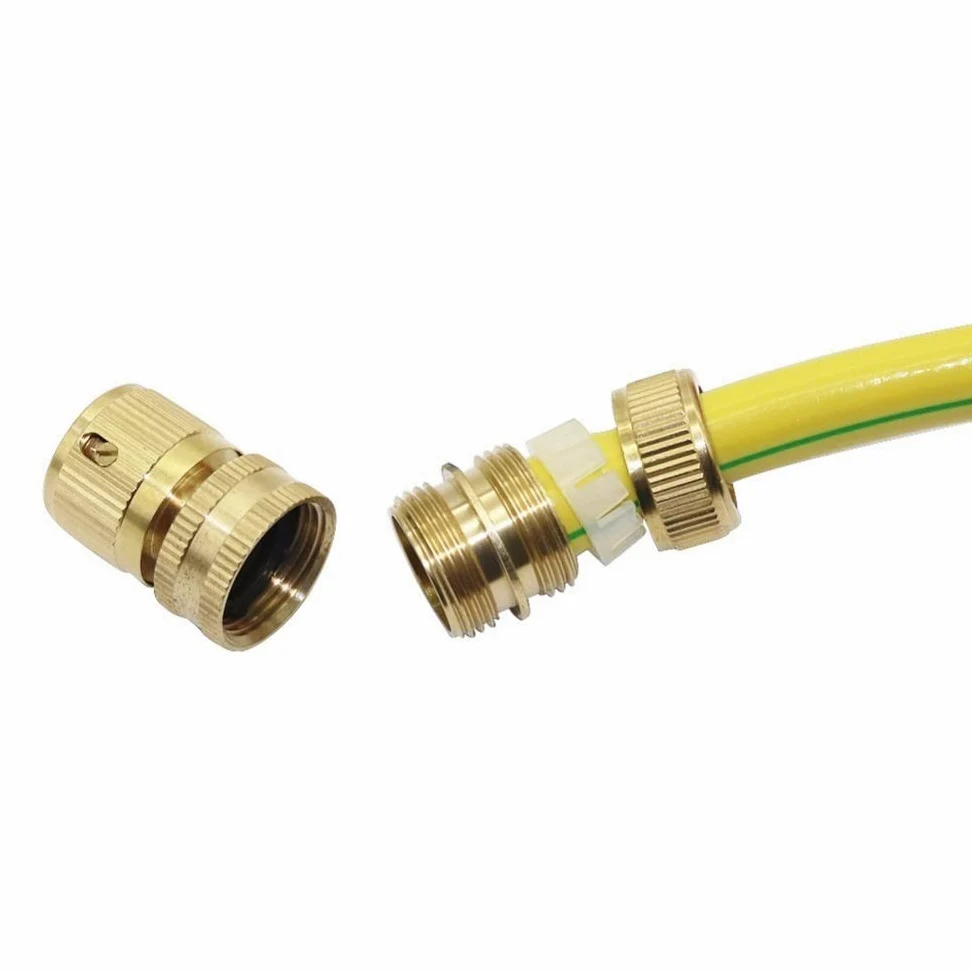 Adaptador de Conector de Manguera, 10 Juegos de Kits Deua de Conector Rápido de Roscaho de 3/4" con Conectores de Rosca Hembra de 3/4", Accesorios Deua para Jardín