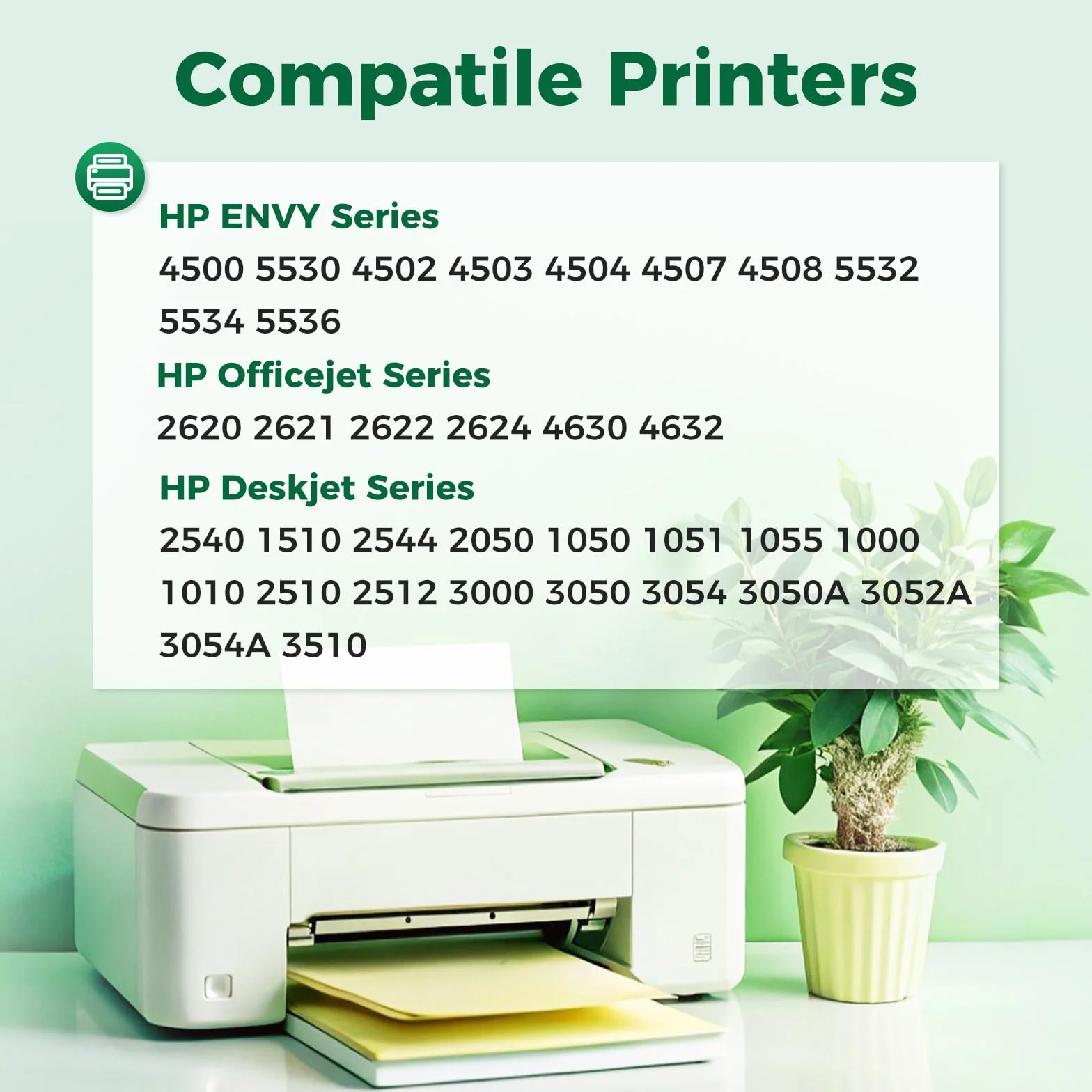 Cartuchos de Tinta Compatibles HP 301 XL 301XL para DeskJet Envy OfficeJet 2-Pack