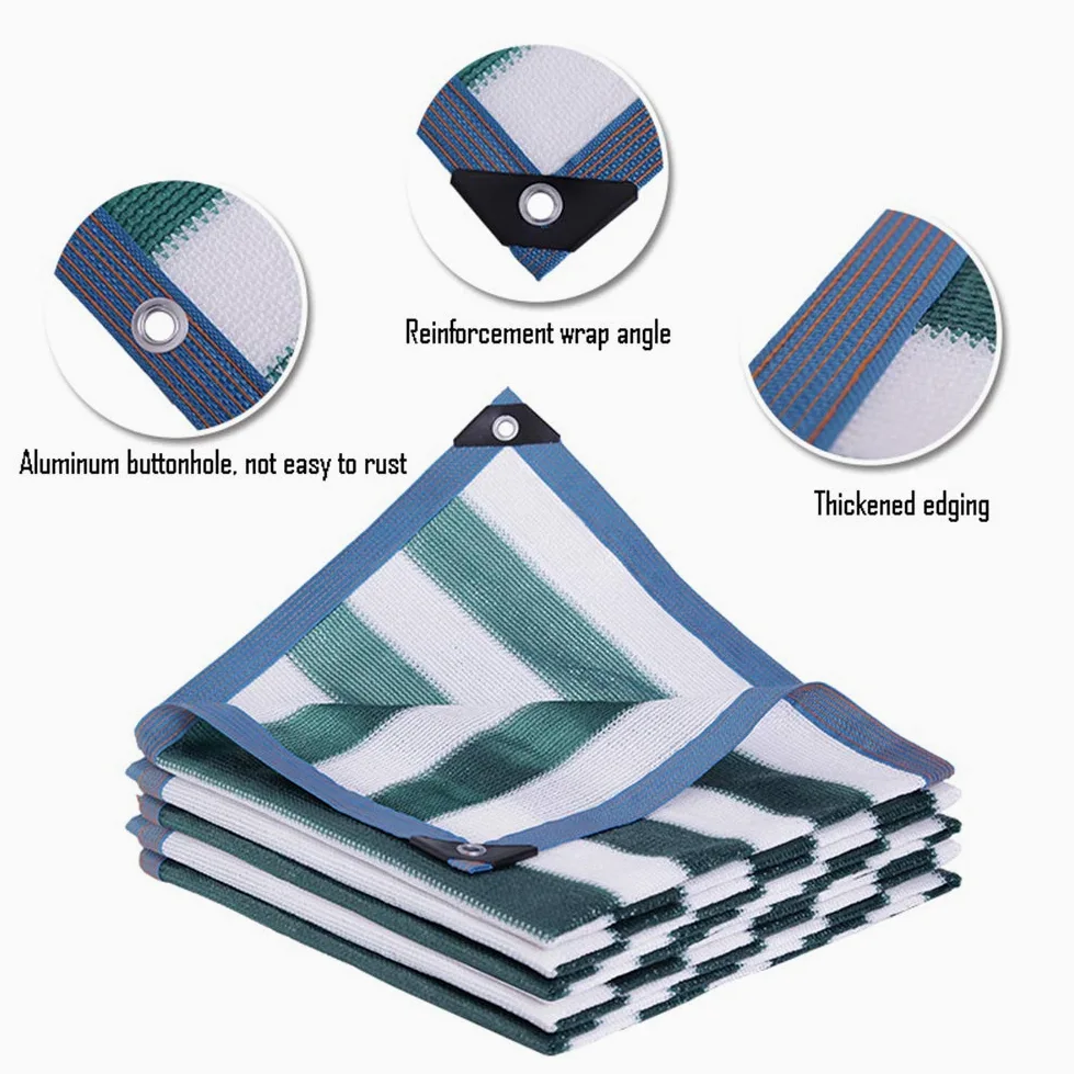 AGYH Malla De Sombreo， Trenza De Polietileno, Vela De Sombra para Cabaña De Rancho De Granja De Fábrica, con Arandela(Size:Los 8x8m)