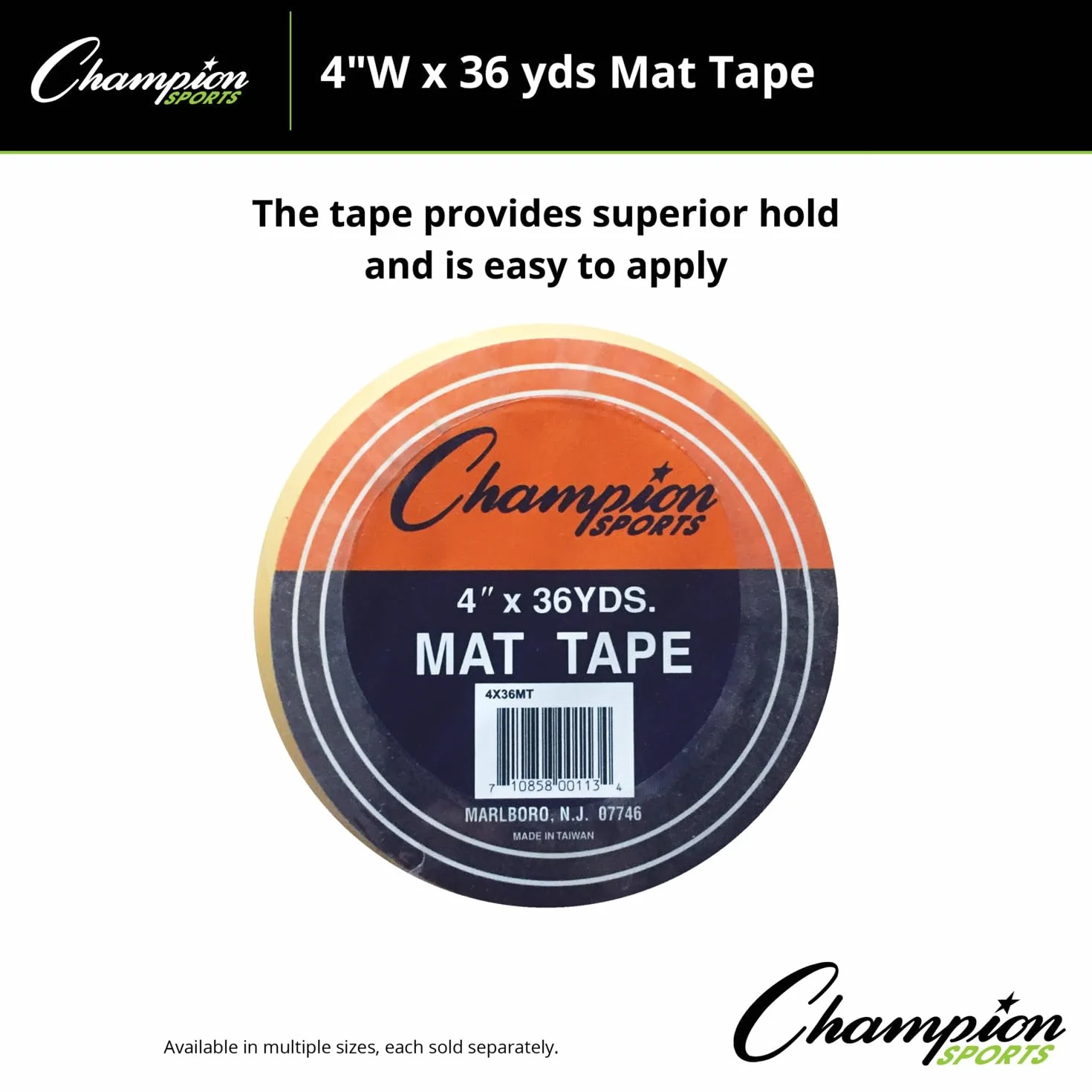 Champion Sports Wrestling Alfombrilla Suelo Cinta Transparente Varios Anchos Longitudes