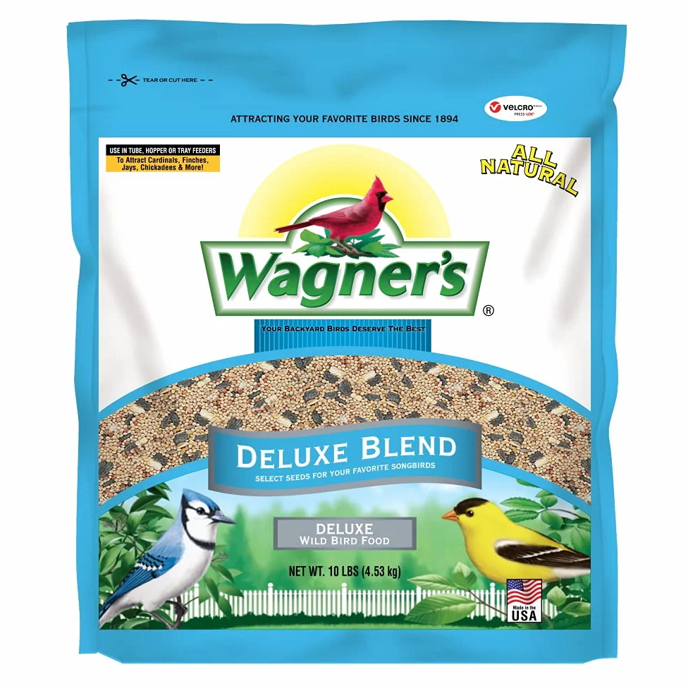 Comida para pájaros 13008 de Wagner's, para pájaros Silvestres, de Calidad, Bolsa de 4,5 kg,