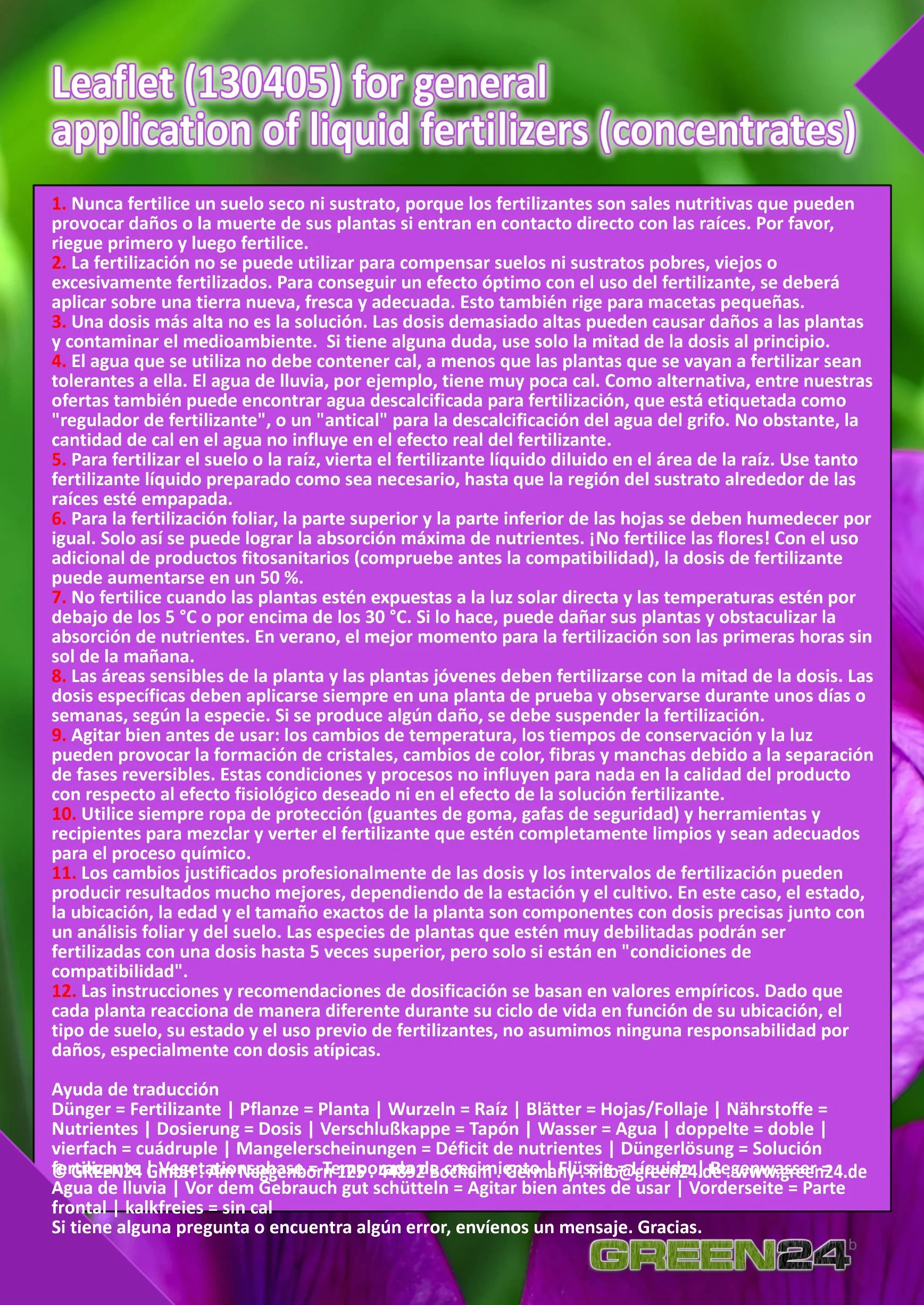 Fertilizante líquido de bambú PREMIUM para bambúes y pastos (250ml)