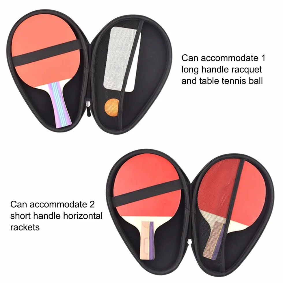 Funda para raqueta de tenis de mesa resistente al agua con cremallera