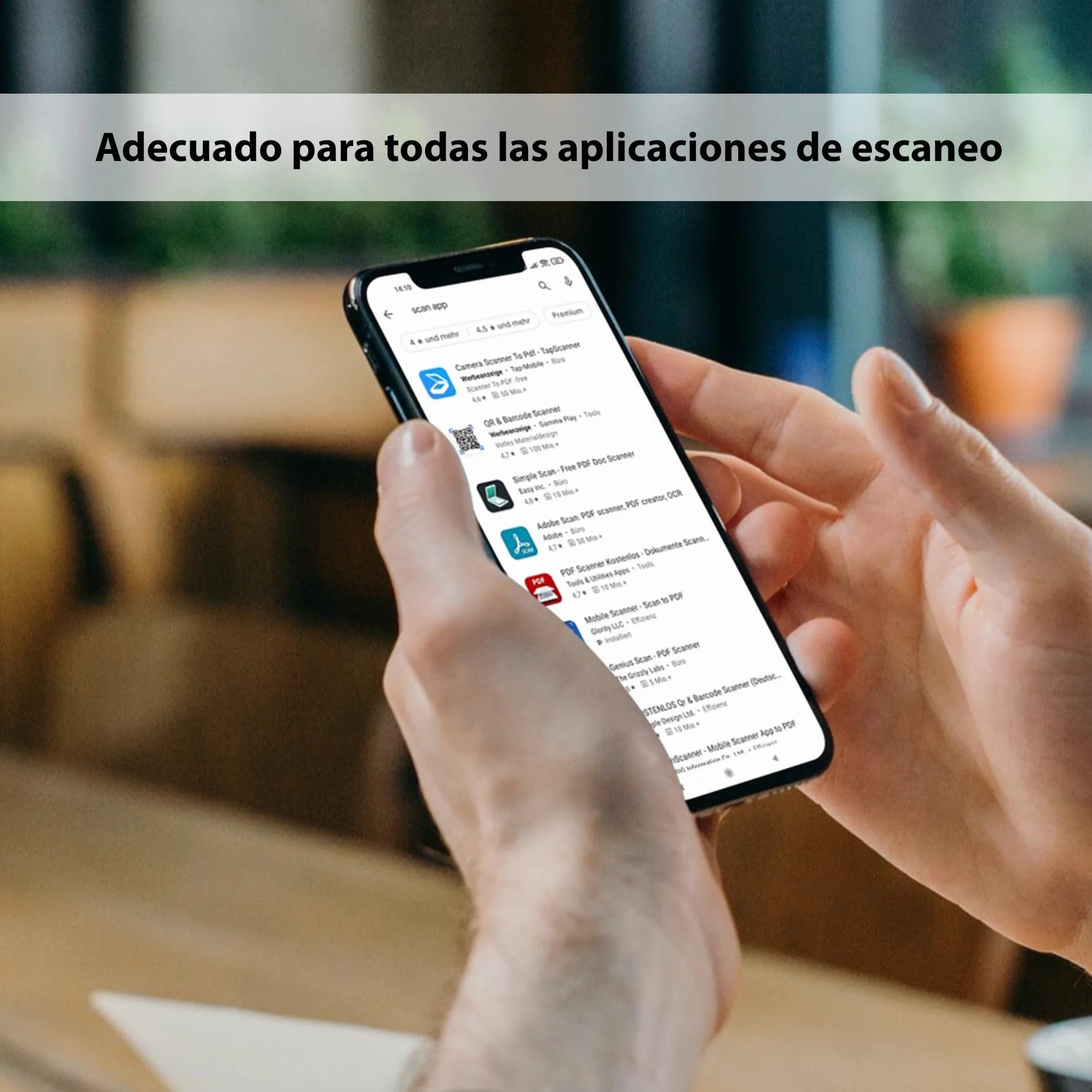 Pro Caja de escaneo Plegable Soporte para escáner de móvil