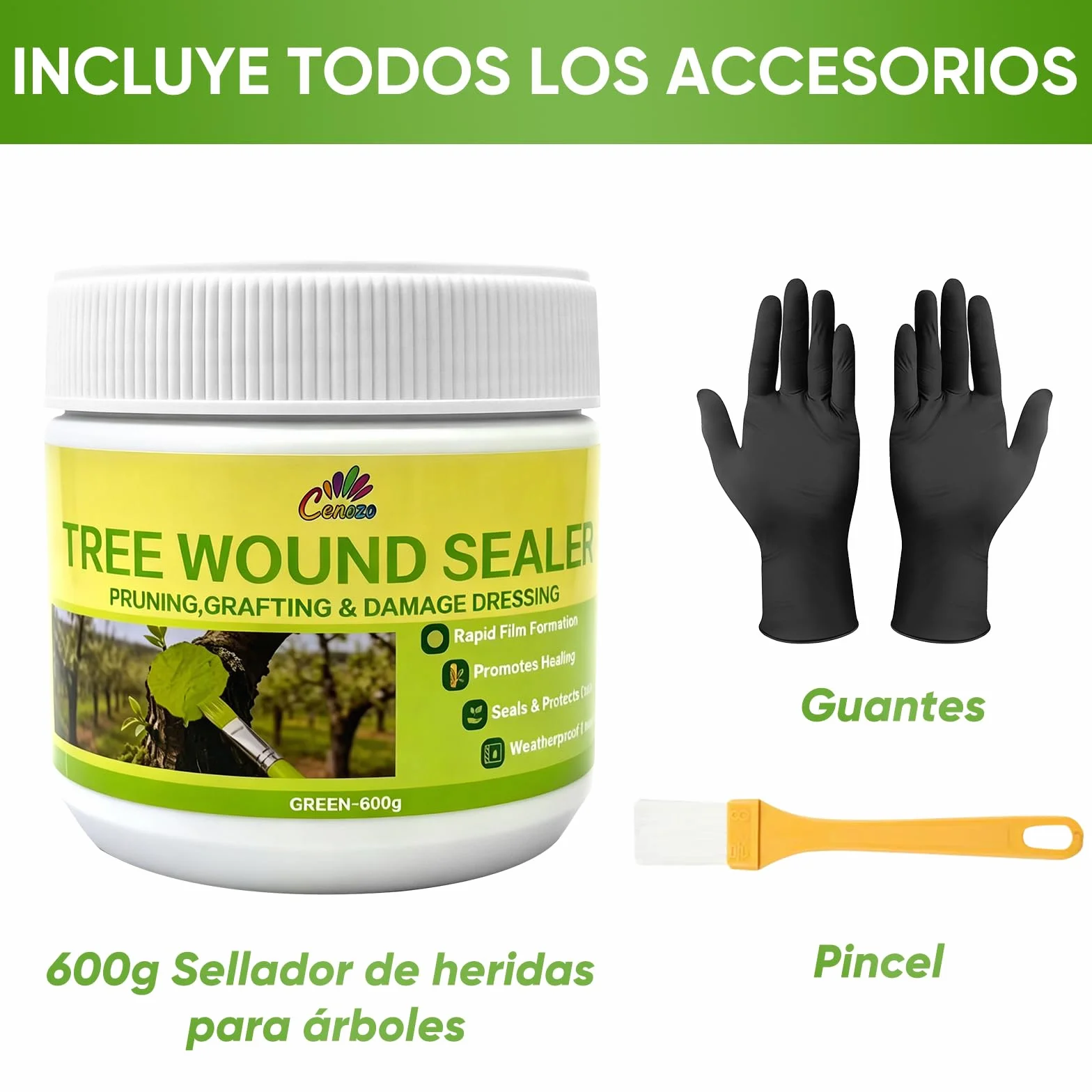 600g Pasta Cicatrizante Poda,Cera para Árboles Marrón,Impermeable y Resistente a la Intemperie Cicatrizante Arboles para Injertos y Rápida Cicatrización de Árboles Frutales y Plantas Ornamentales