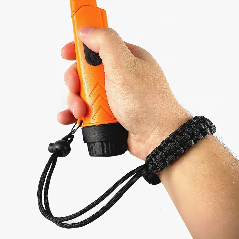 Detector de Metales subacuático Pulso Pinpointer Inducción Buceo Tesoro Impermeable Detector de Metales Bobina de Mano Buscador de Metales… (Naranja)
