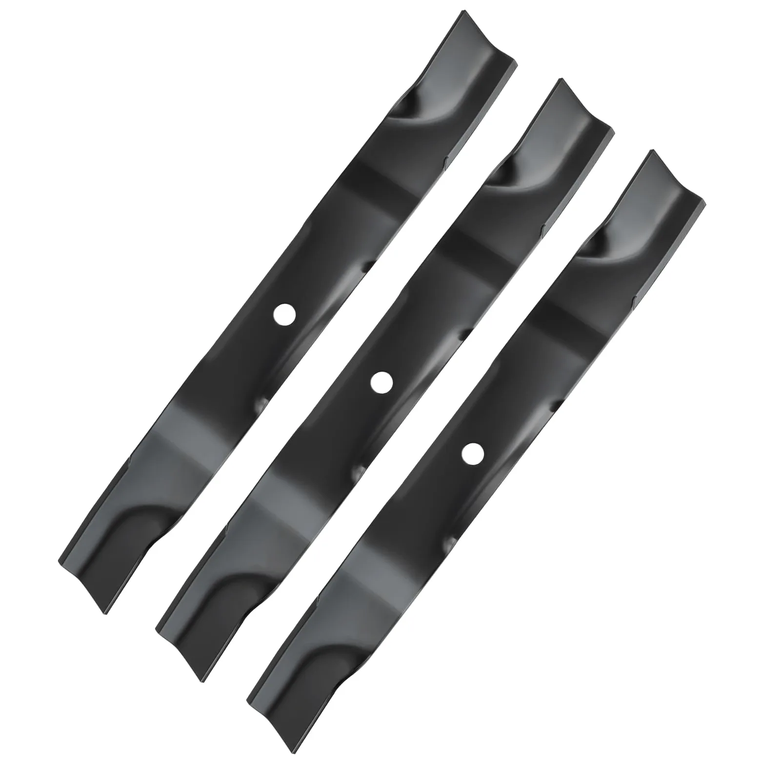 Cuchilla de cortacésped 04965000 compatible con Ariens Ikon XL XD de 60 pulgadas, hoja de alta elevación compatible con cortacésped Gravely ZT XL 60, ZT XL 60 CARB, ZTX 60, paquete de 3