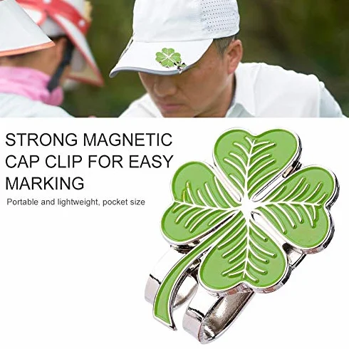 Keenso Clip de Sombrero de Golf Magnético para Marcador de Pelota