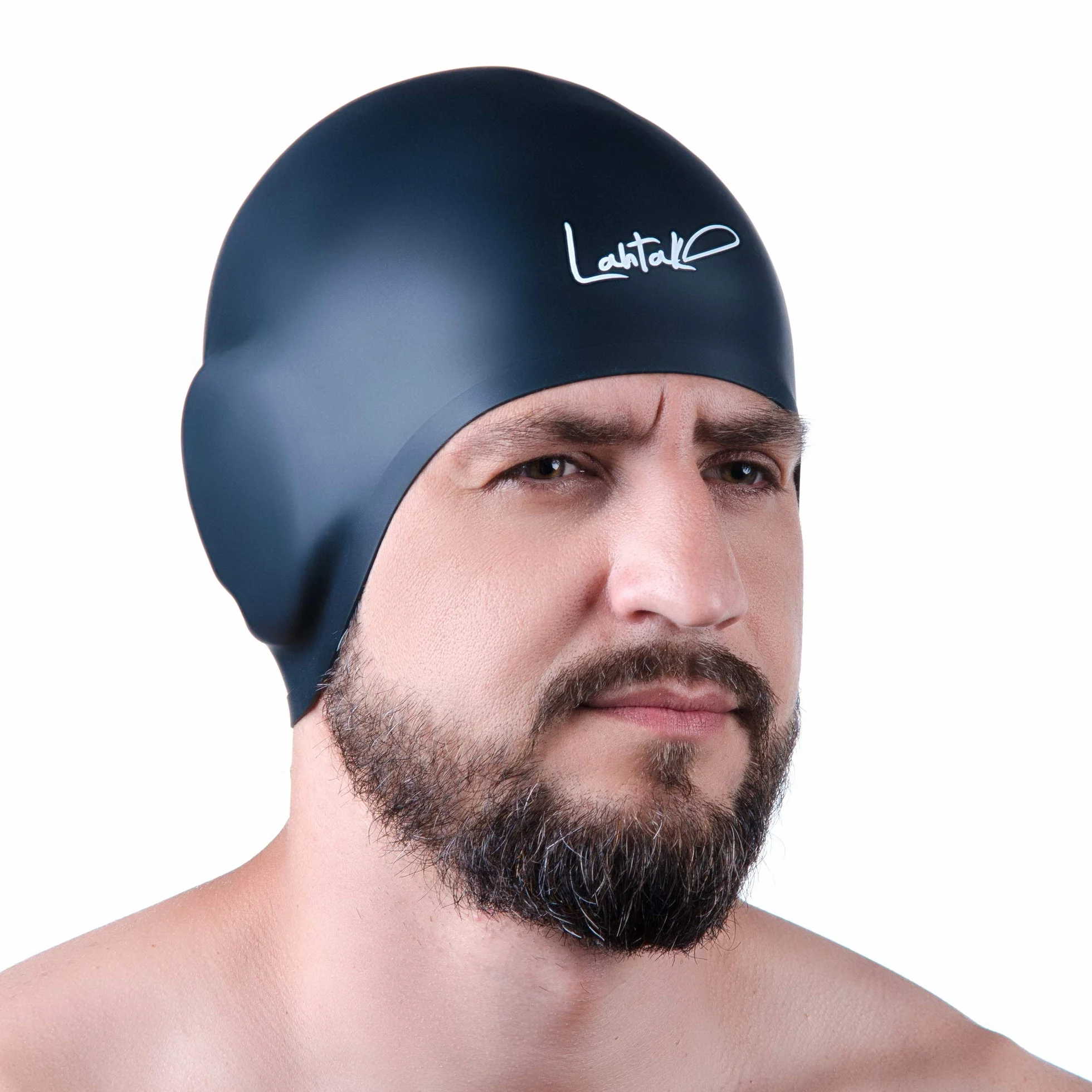 Gorro de Natación 3D de Silicona Impermeable para Mujer, Hombre, Niños y Adultos