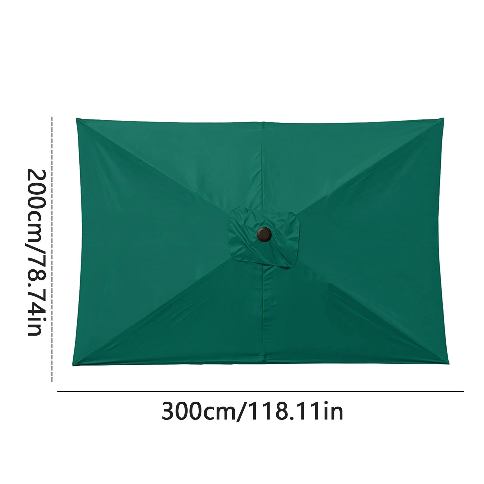Toldo de repuesto para terraza, protección UV, 2,0 x 3,0 m, para piscina, balcón, terraza, jardín, camping