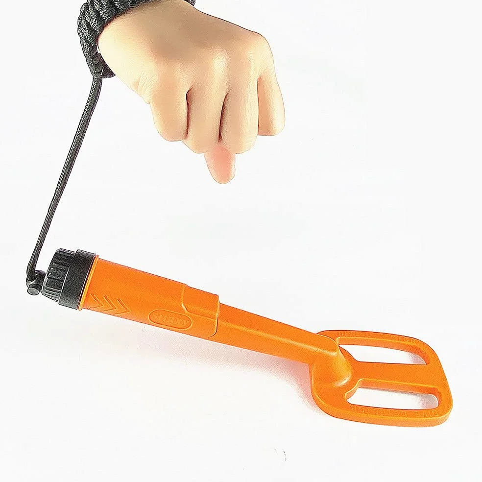 Detector de Metales subacuático Pulso Pinpointer Inducción Buceo Tesoro Impermeable Detector de Metales Bobina de Mano Buscador de Metales… (Naranja)