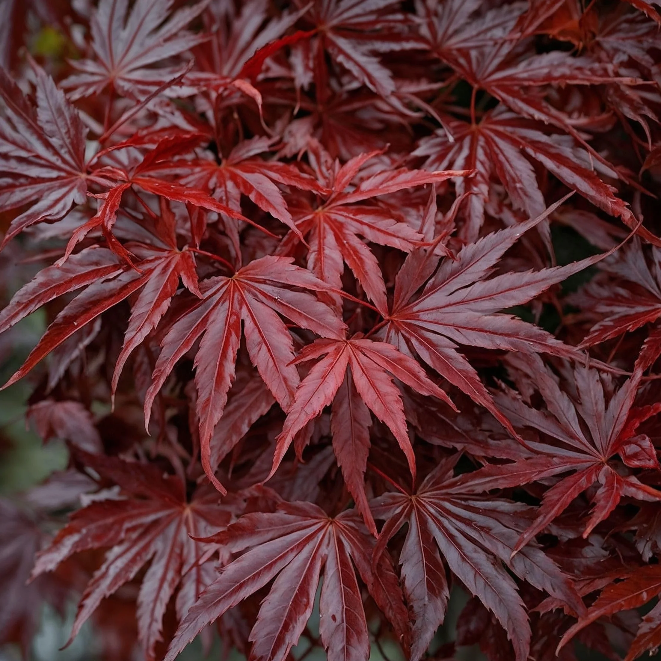 Plant in a Box - Arce japonés - Acer palmatum 'Atropurpureum' - Altura 25-40cm - Tamaño de la maceta 10,5cm - árbol - rojo