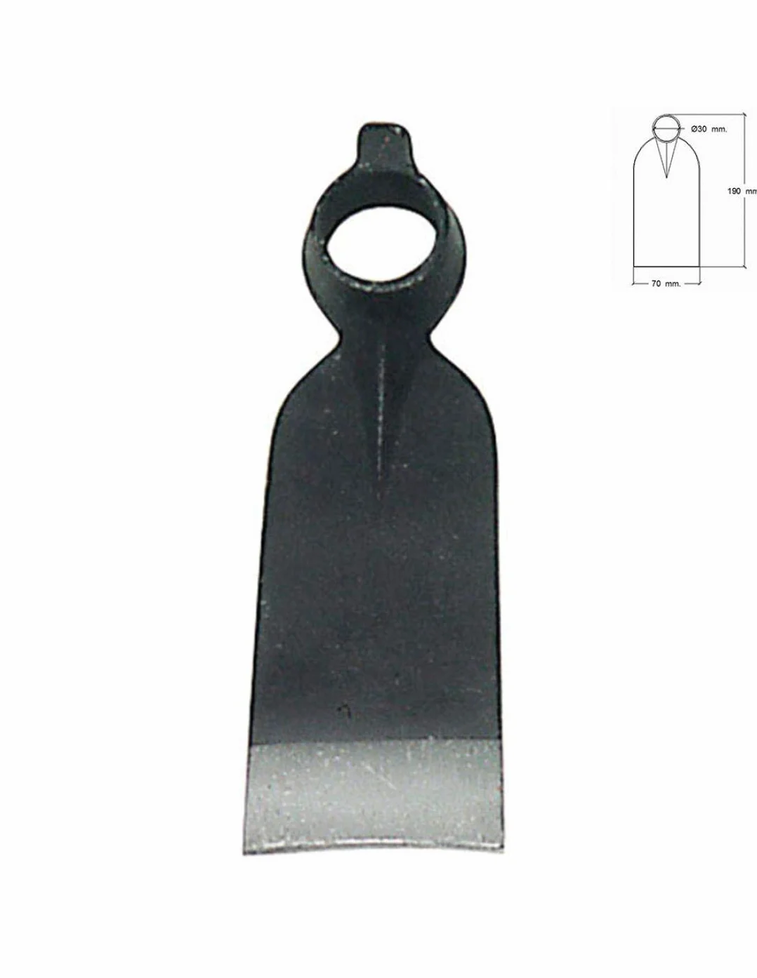 Azada Forjada Sin Mango 210/350 Gramos